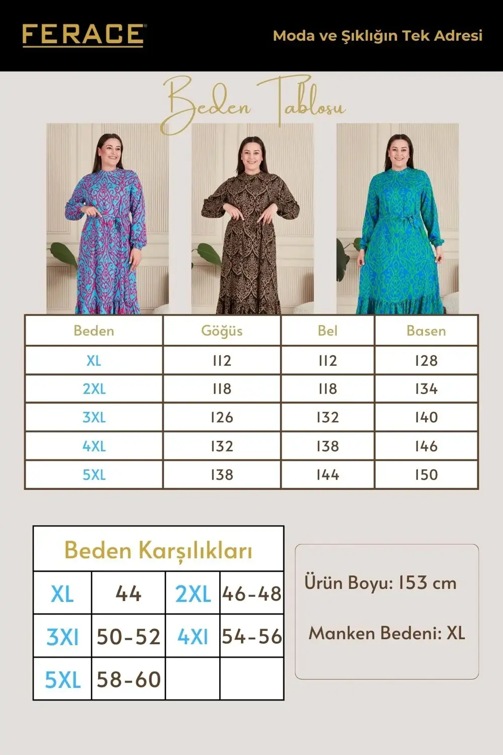 Kadin Hakim Yaka Buyuk Beden Elbise Tesettur Viskon Kumas Pileli