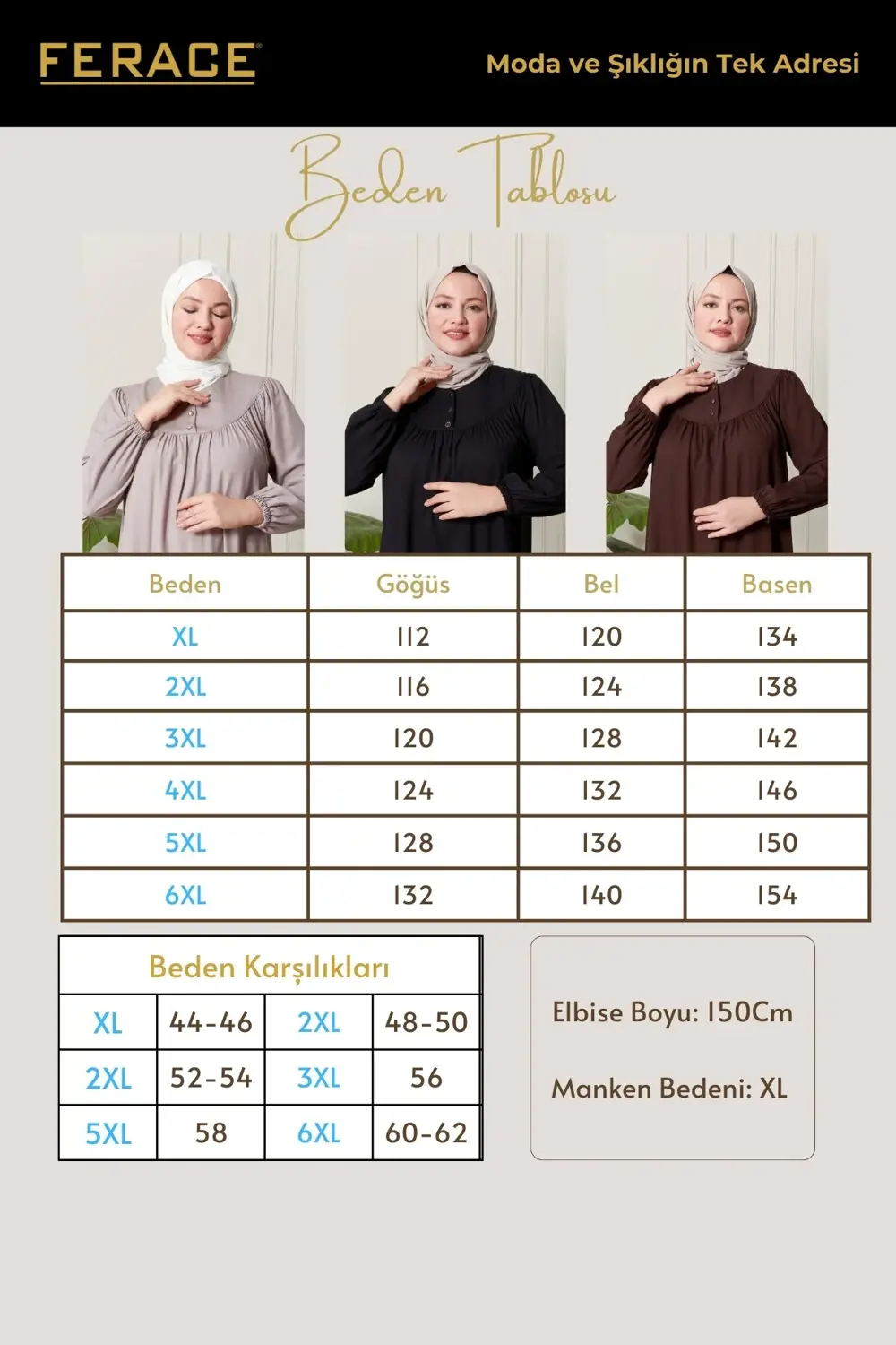 Kadin Hakim Yaka Buyuk Beden Elbise Tesettur Viskon Kumas Pileli