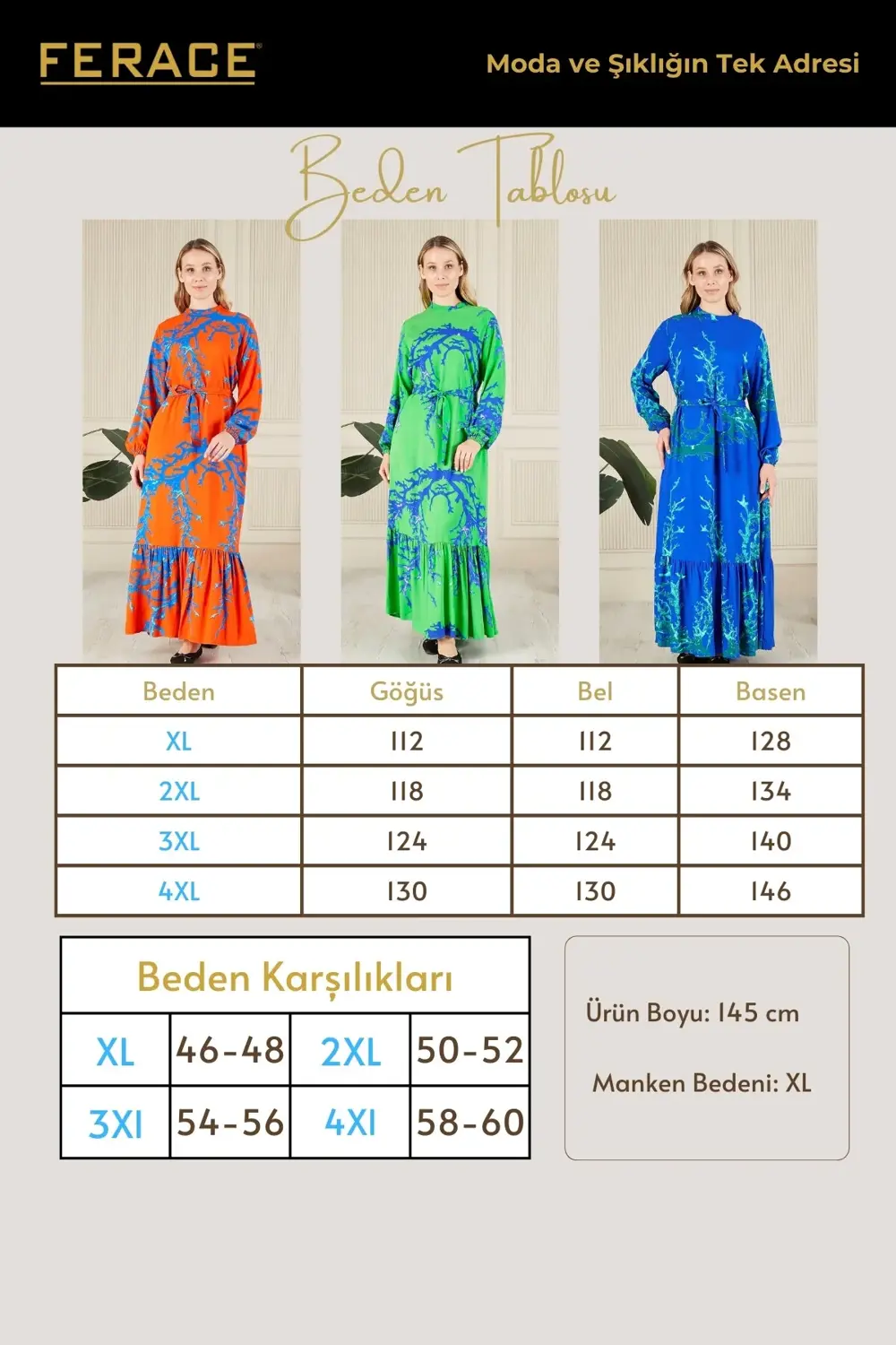 Kadin Hakim Yaka Buyuk Beden Elbise Tesettur Viskon Kumas Pileli