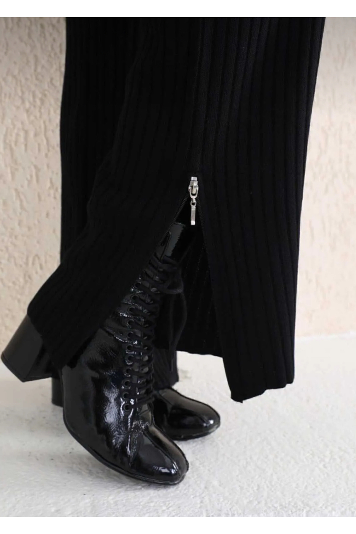 Diğer Marka Kadın İkili Triko Takım Fermuar Detaylı