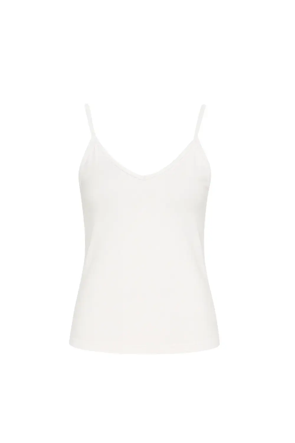 Kadın İp Askılı Atlet Düz Yaka Tek Renk - 4'lü paket BEYAZ