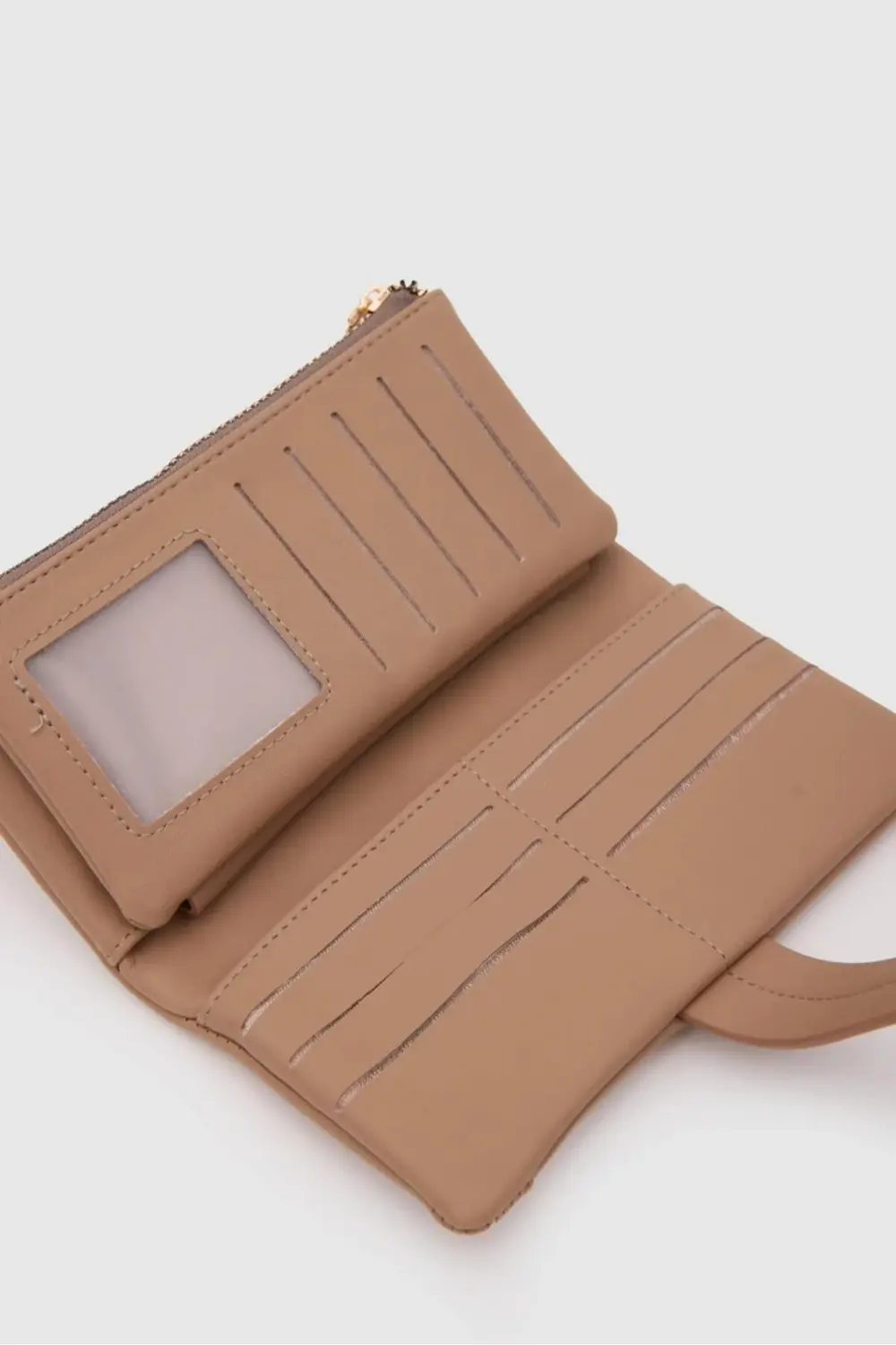 Kadın İthal Yumuşak Vegan Deri Portföy Cüzdan Nilusa Modeli