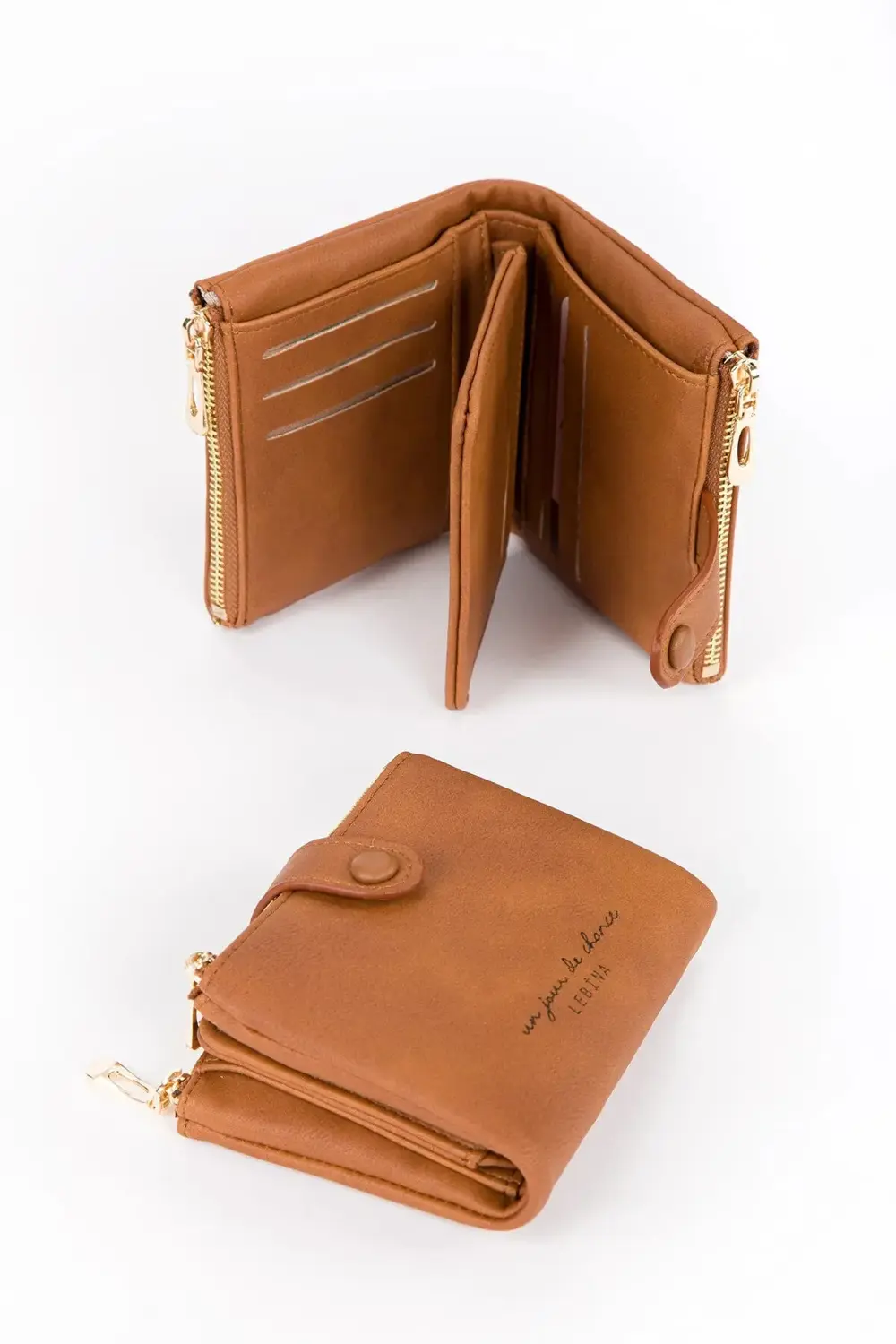 Kadın İthal Yumuşak Vegan Deri Portföy Cüzdan Nilusa Modeli