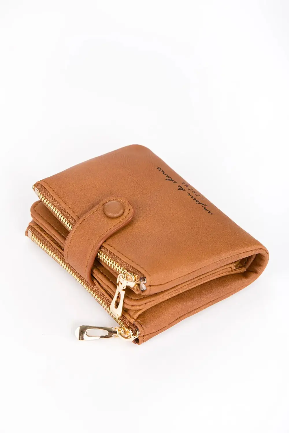 Kadın İthal Yumuşak Vegan Deri Portföy Cüzdan Nilusa Modeli