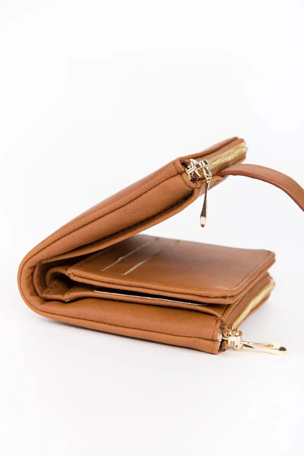 Kadın İthal Yumuşak Vegan Deri Portföy Cüzdan Nilusa Modeli