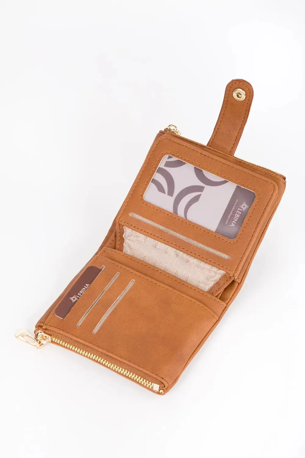 Kadın İthal Yumuşak Vegan Deri Portföy Cüzdan Nilusa Modeli