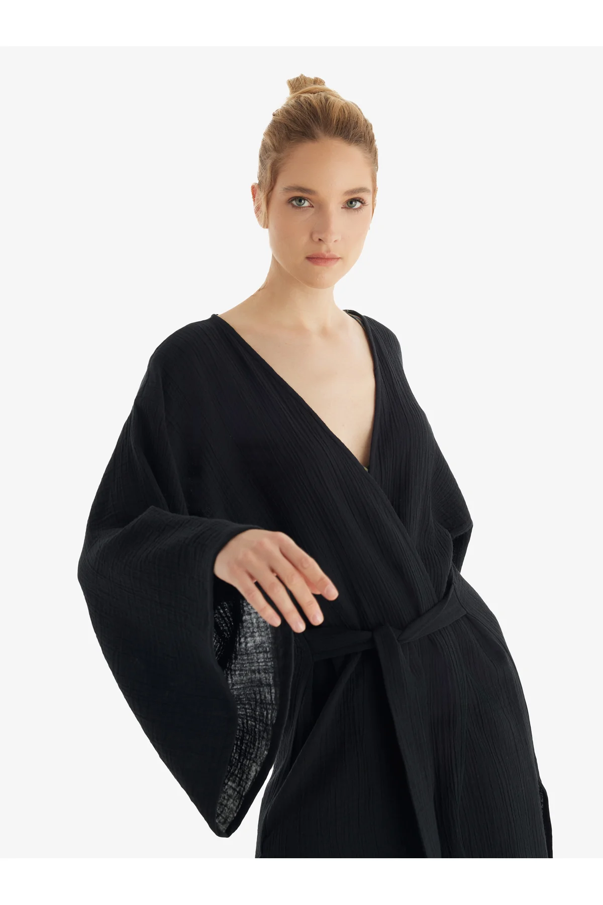 Kadın Kaftan 10743 - Siyah Kadın Kaftan 10743 - Siyah