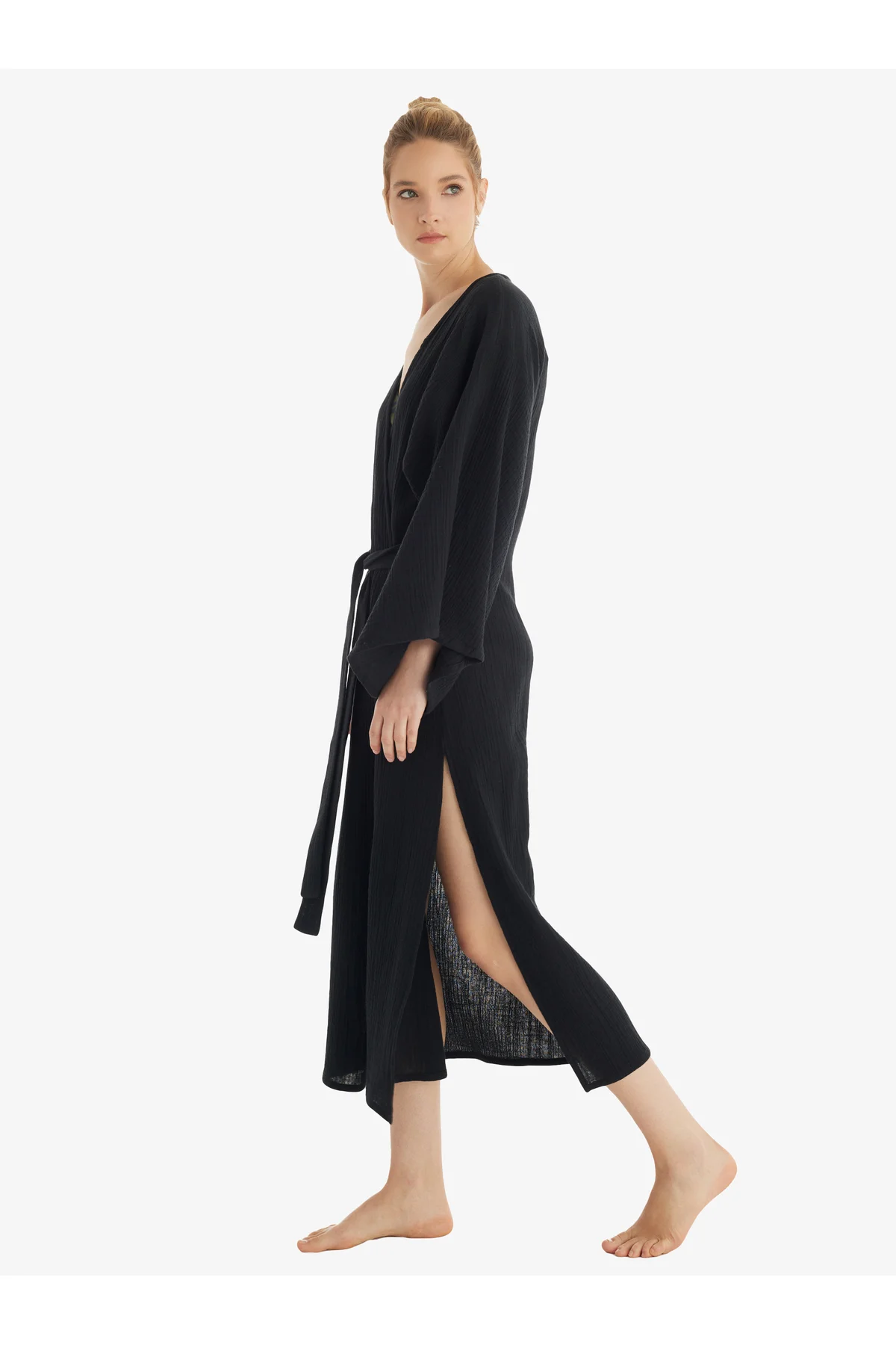 Kadın Kaftan 10743 - Siyah Kadın Kaftan 10743 - Siyah