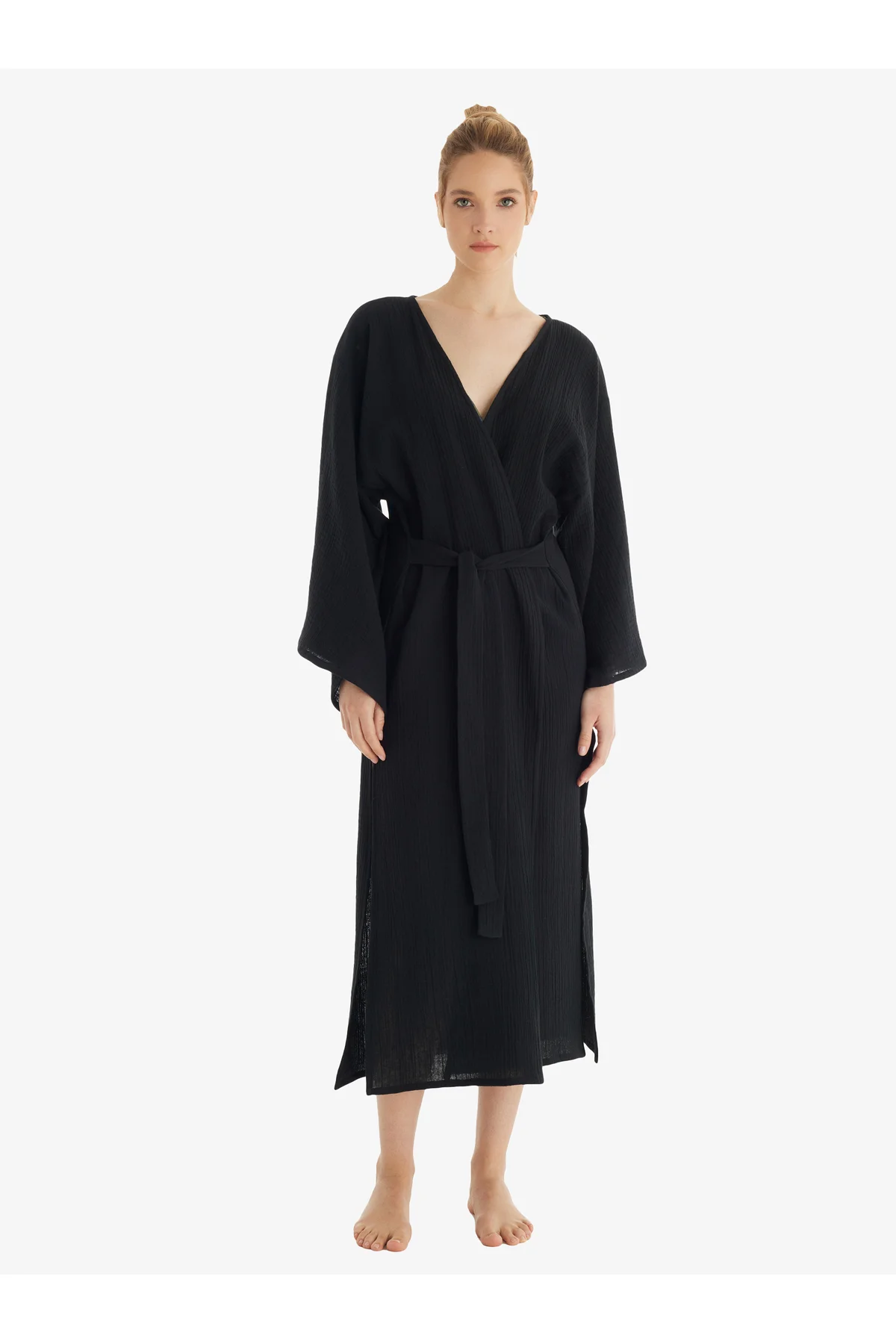 Kadın Kaftan 10743 - Siyah Kadın Kaftan 10743 - Siyah