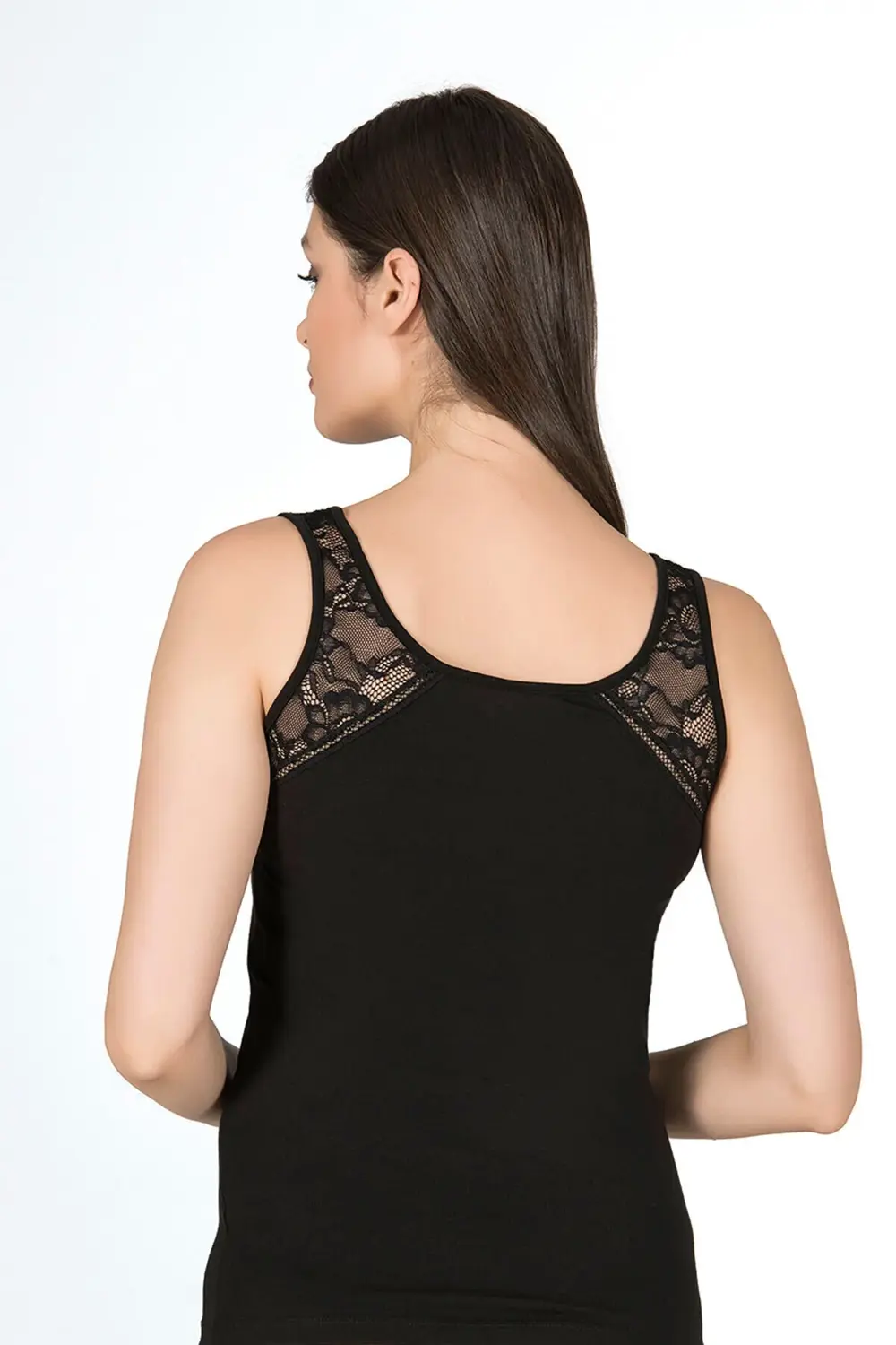 Kadın Kalın Askılı Pamuklu Atlet