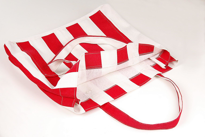 İhtiyaçavm Kadin Kanvas 2 Cepli Günlük Renkli Plaj Omuz Çantasi Kirmizi