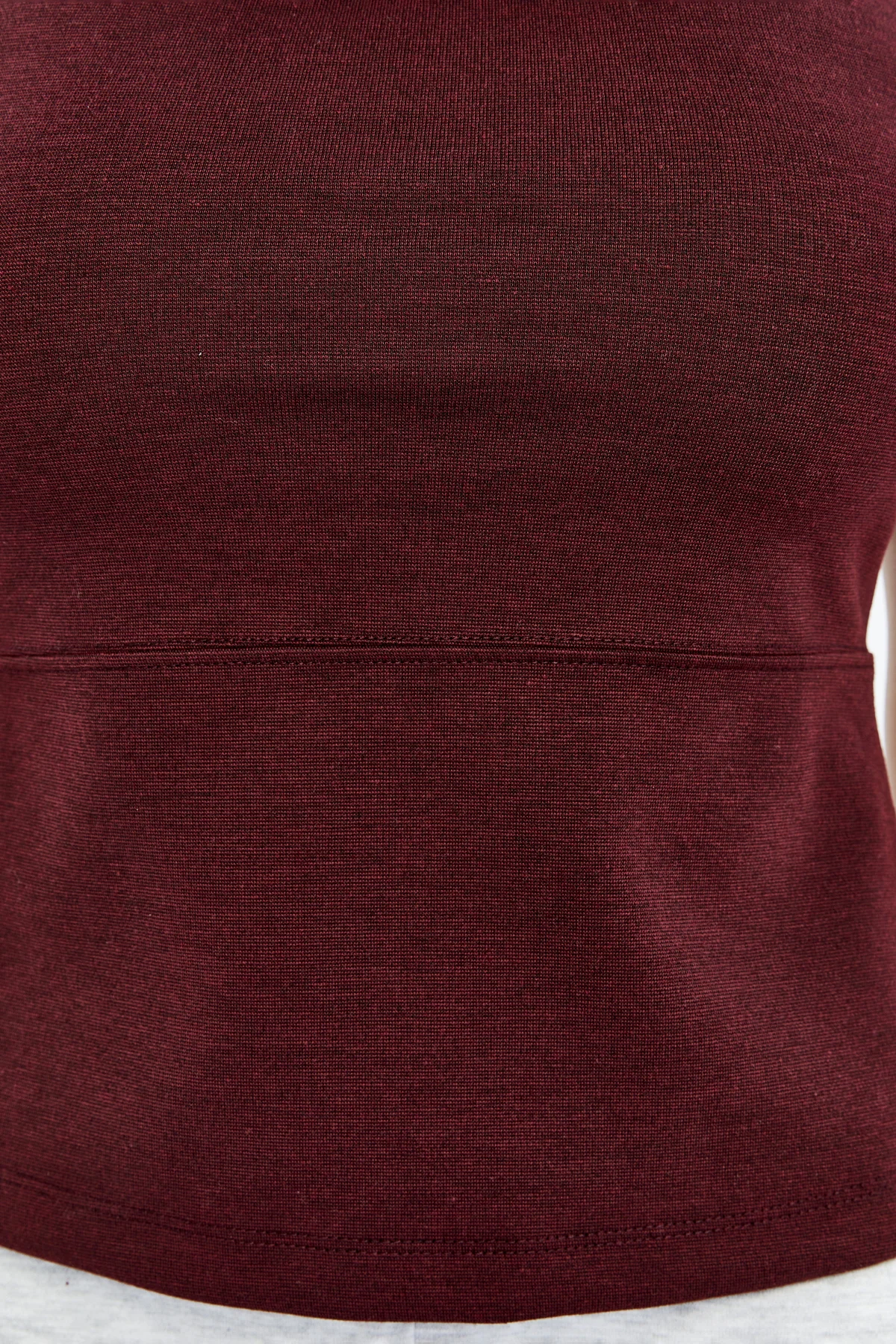 Kadın Kare Yaka Kolsuz Kalın Askılı Esnek Basic Bluz