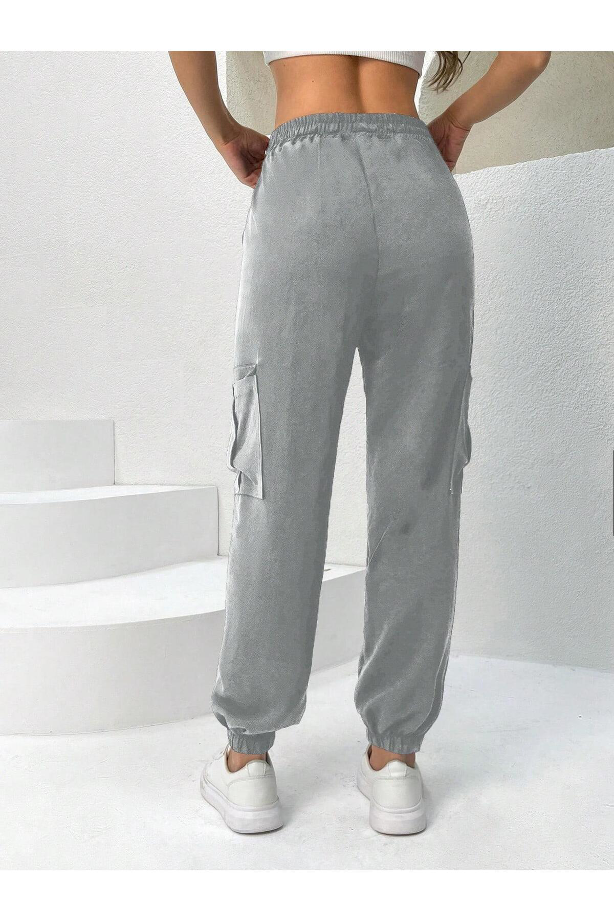 Dreamlike Kadın Keten Kargo Pantolon