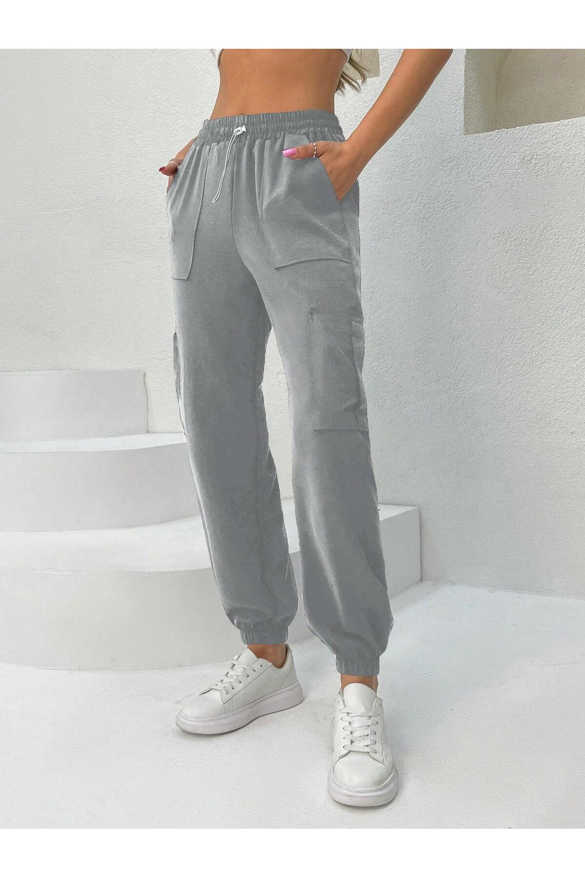 Dreamlike Kadın Keten Kargo Pantolon