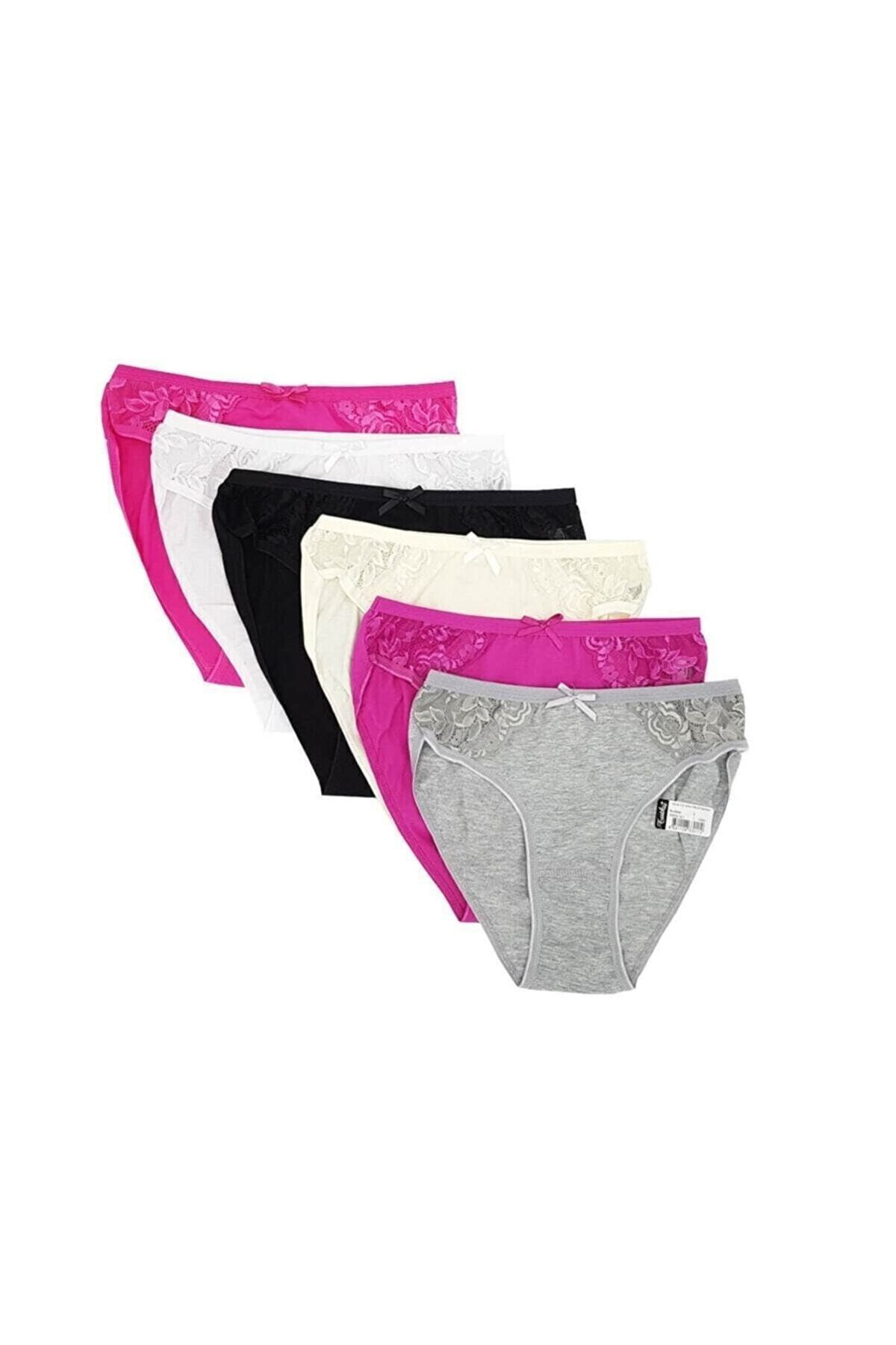Kadın Kombin Firuze Bikini Külot 12'li