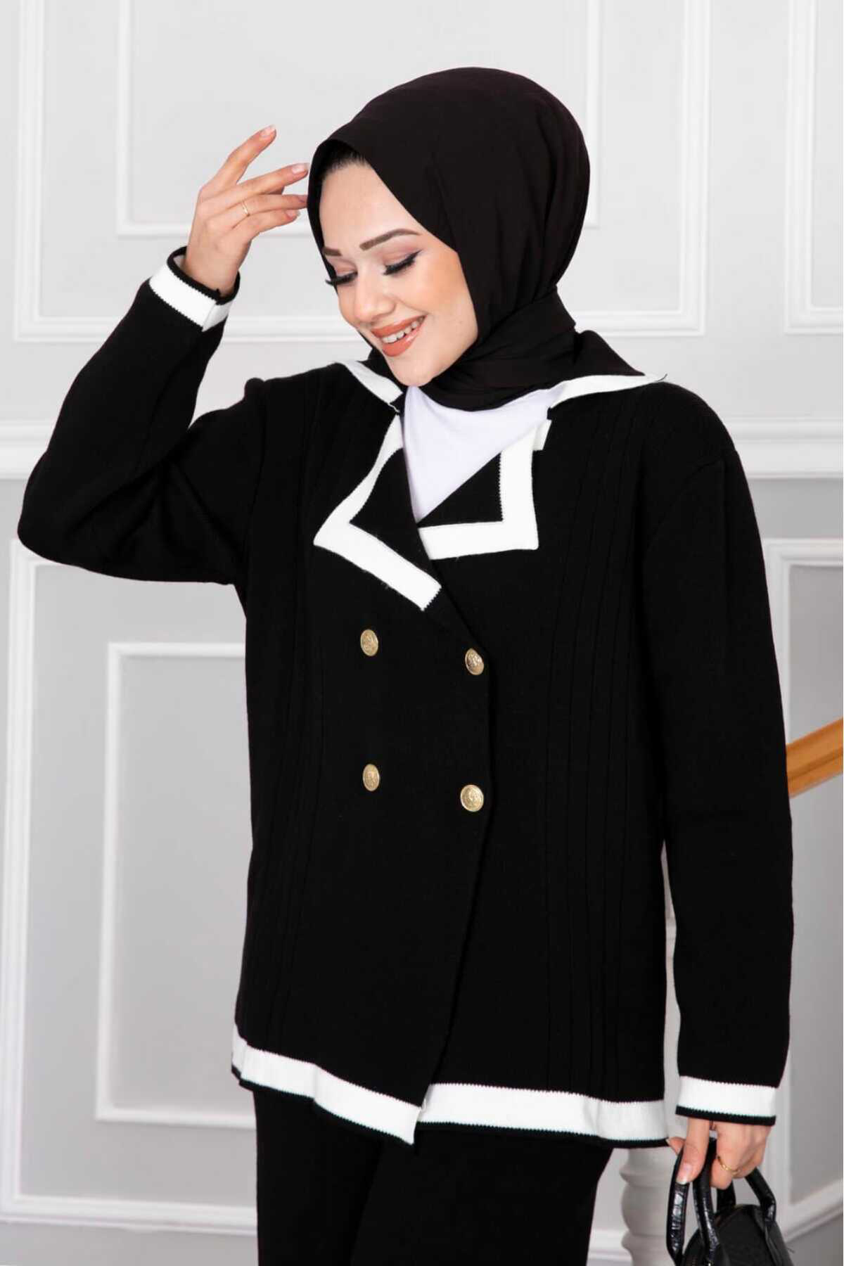 Diğer Markalar Kadın Kruvaze Model Triko Takım