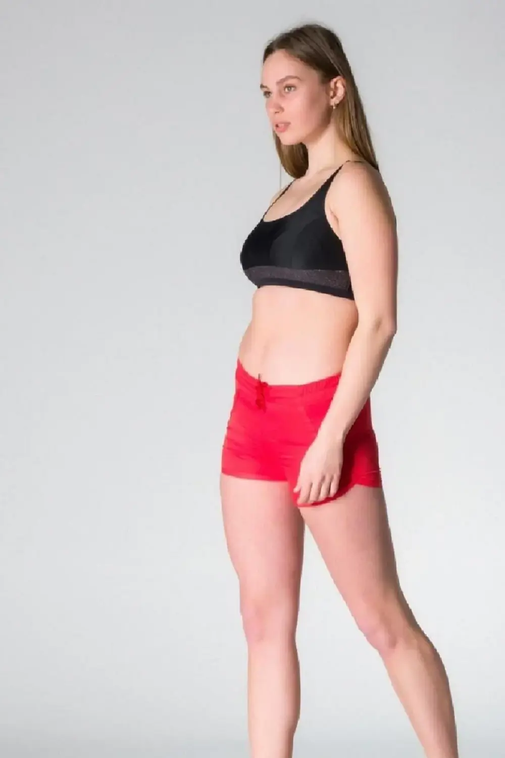 Kadın Lazer Kesim Deniz Plaj Şortu - Bn01