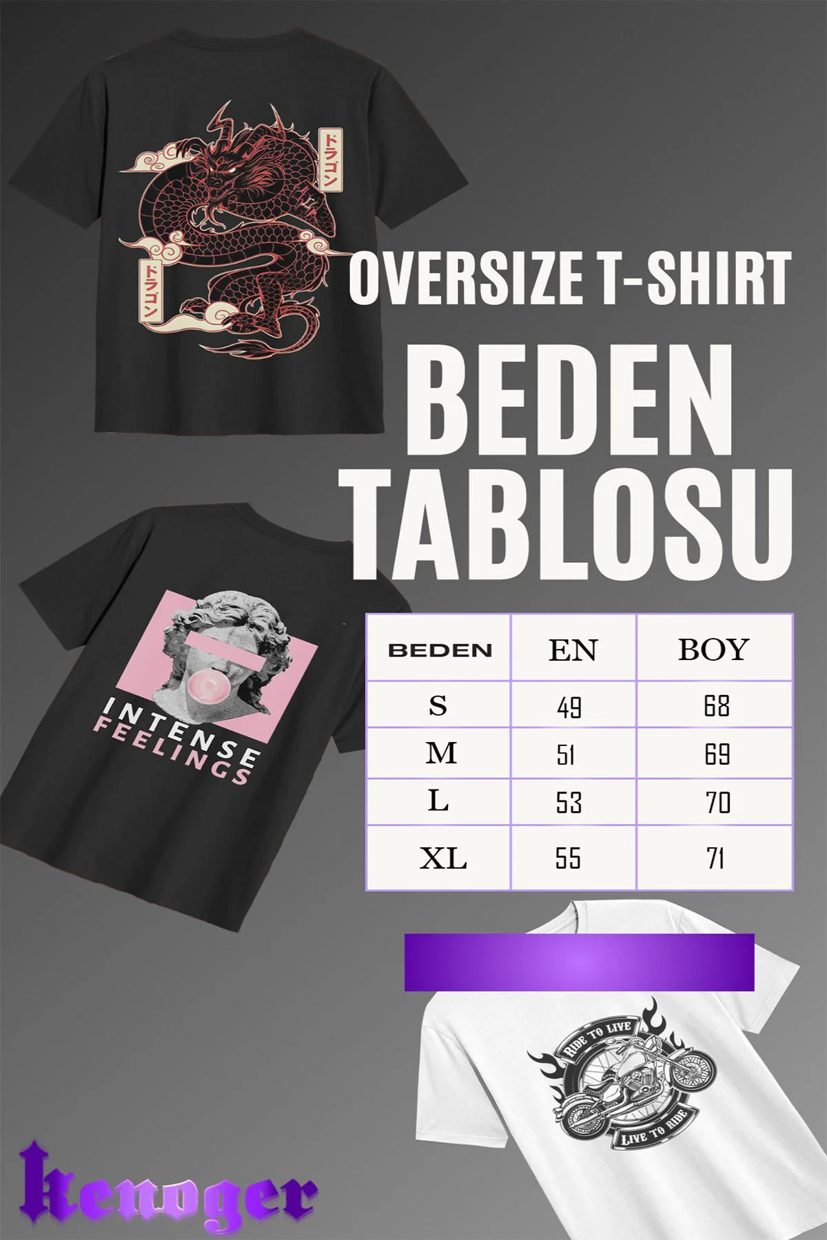 Kadın Margarita Baskılı Oversize Bisiklet Yaka T-shirt Fiyatı, Yorumları ve Özellikleri