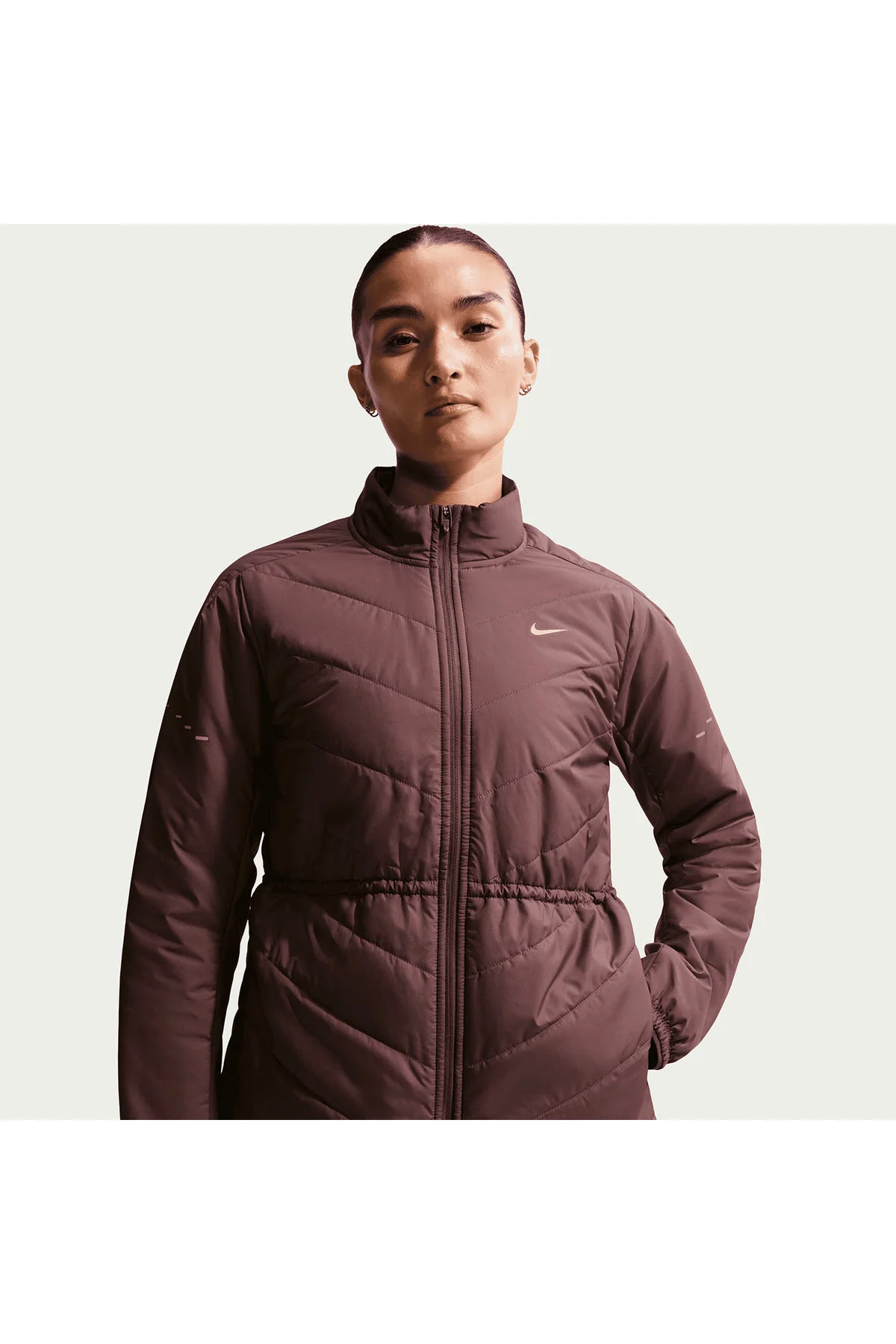 Kadın Mavi Swift Therma-fit Fill Rüzgar Geçirmez Spor Kahverengi Koşu Ceketi | HV2744-502 Fiyatı, Yorumları ve Özellikleri