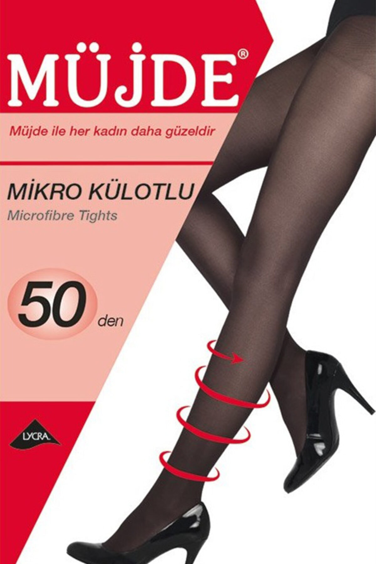 Kadın Mikro Külotlu 50 Den Çorap 6'lı Kutu