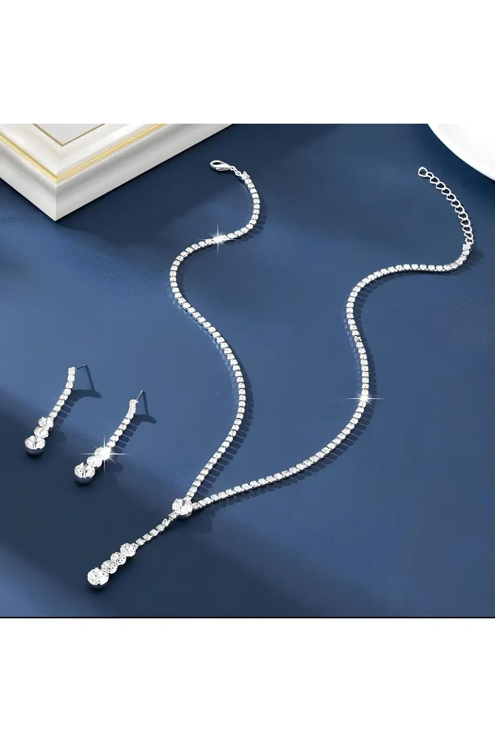 Kadın Moda Takı Seti Gündelik Giyim için Gümüş Kaplama Kadın Moda Takı Seti Gündelik Giyim için Gümüş Kaplama