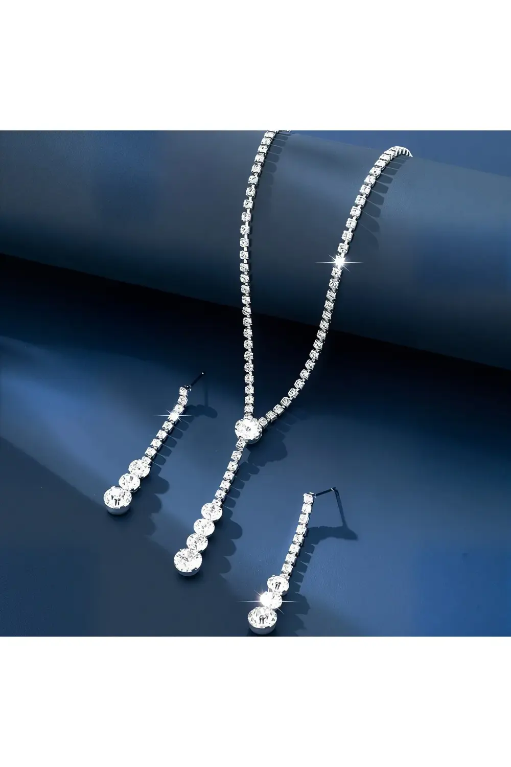 Kadın Moda Takı Seti Gündelik Giyim için Gümüş Kaplama Kadın Moda Takı Seti Gündelik Giyim için Gümüş Kaplama