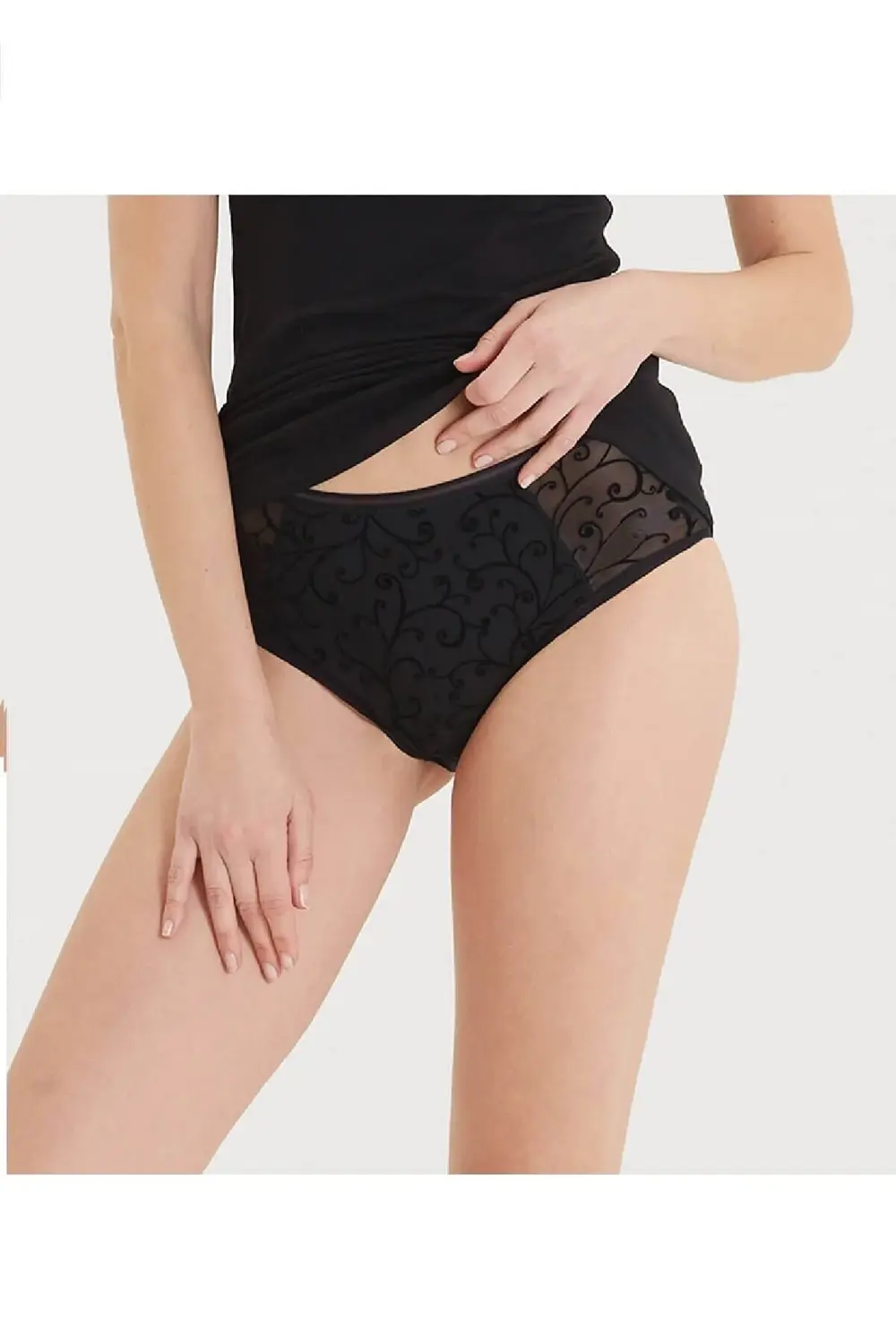 Kadın Modal Dantel Detaylı Slip