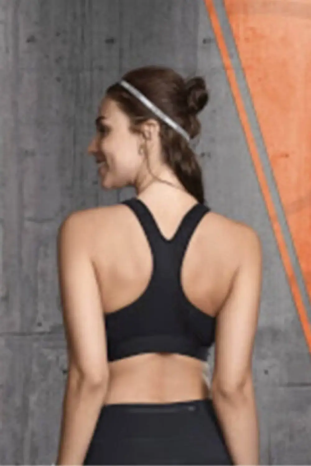 Kadın Modal Önden Fermuarlı Sporcu Sütyeni