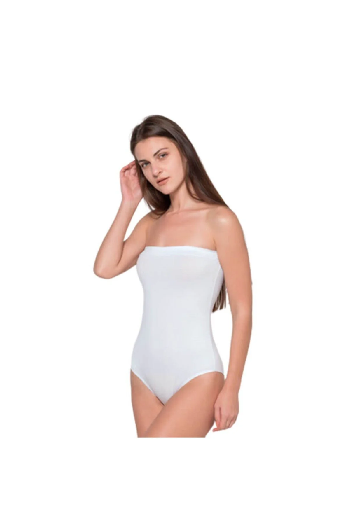 Kadın Modal Straplez Çıtçıtlı Badi Imer9262