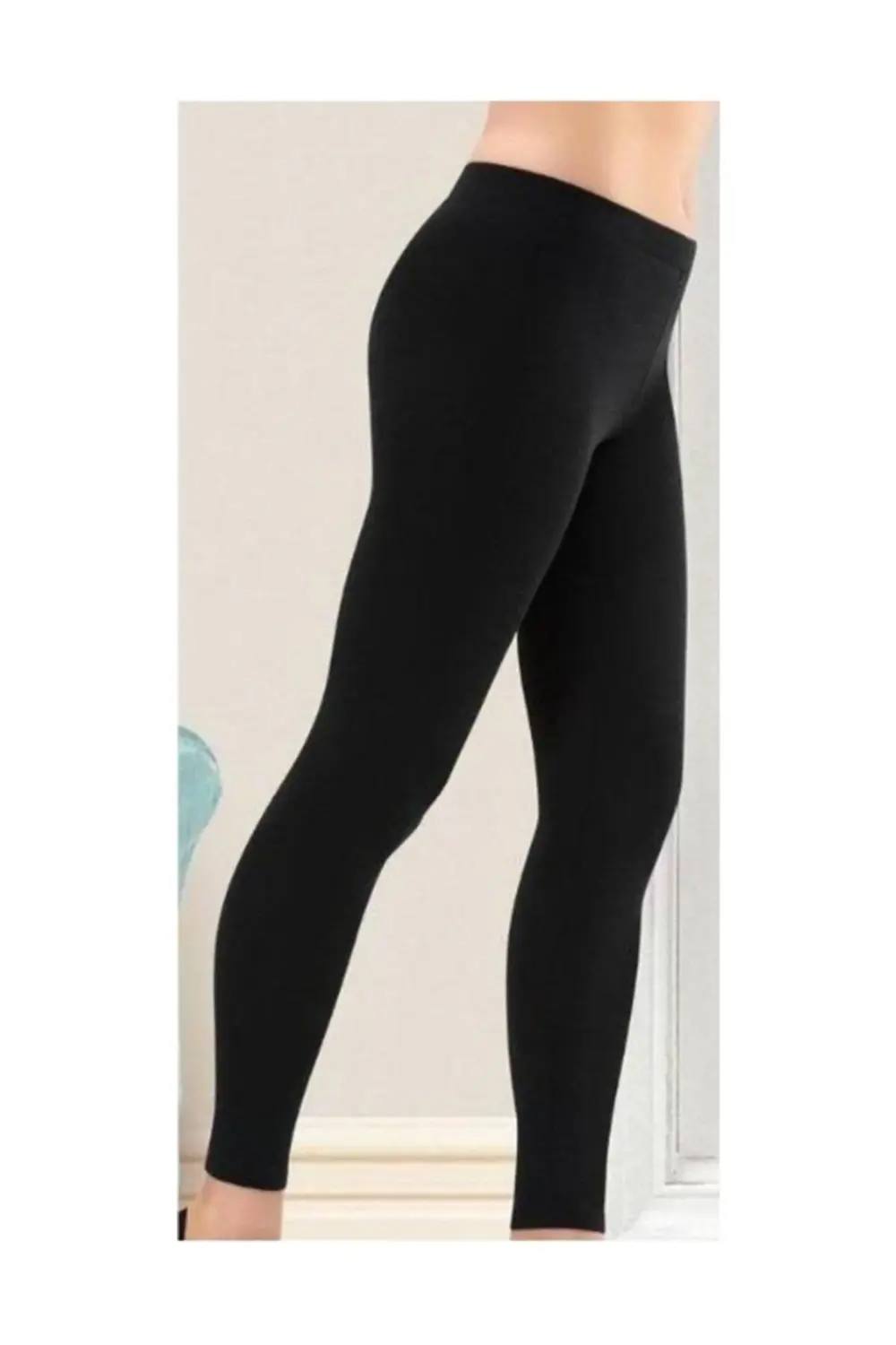 Kadın Modal Uzun Tayt - 3258