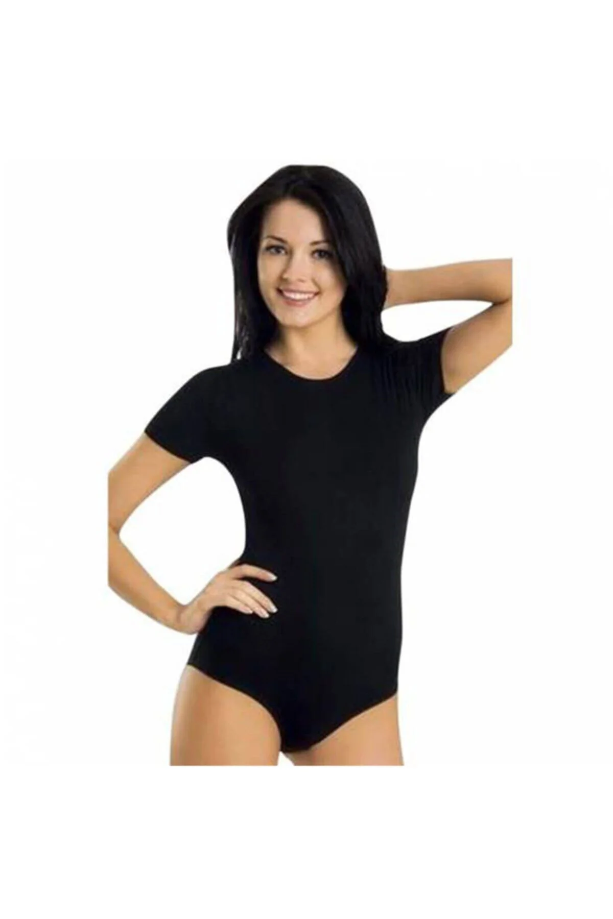 Kadın Modal Yarım Kol O Yaka Çıtçıtlı Badi Imer9257