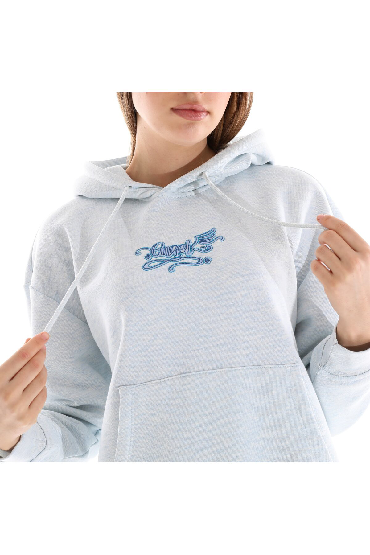 Defys Kadin Nakiş Detayli Kapüşonlu Sweatshirt