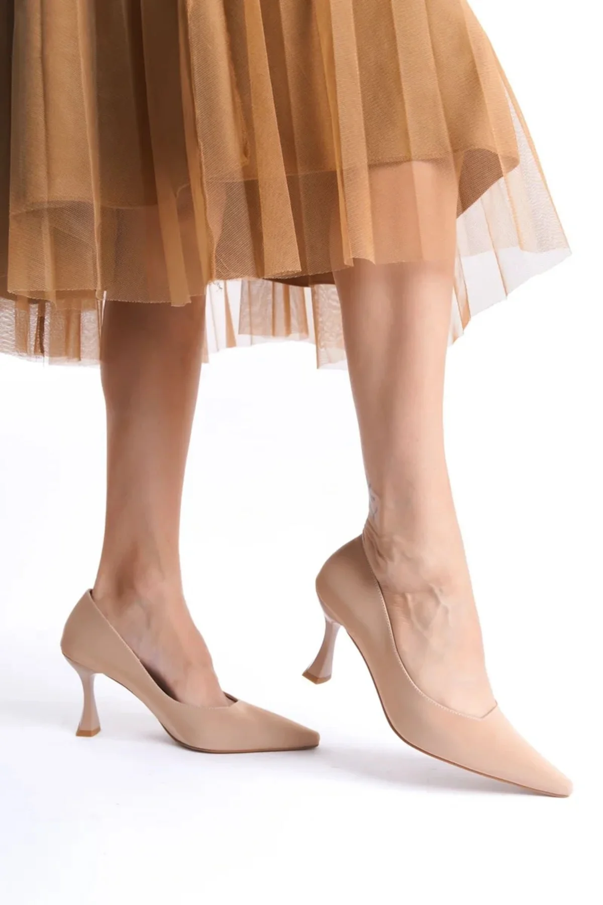 Kadın Nude Saten Stiletto TR08MS27G Fiyatı, Yorumları ve Özellikleri