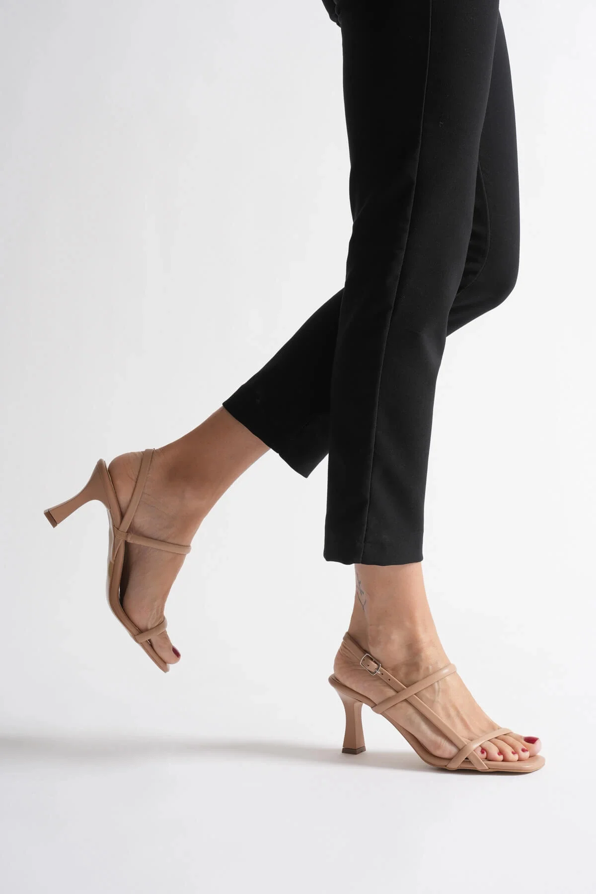 Kadın Nude Topuklu Sandalet TR12MY06E