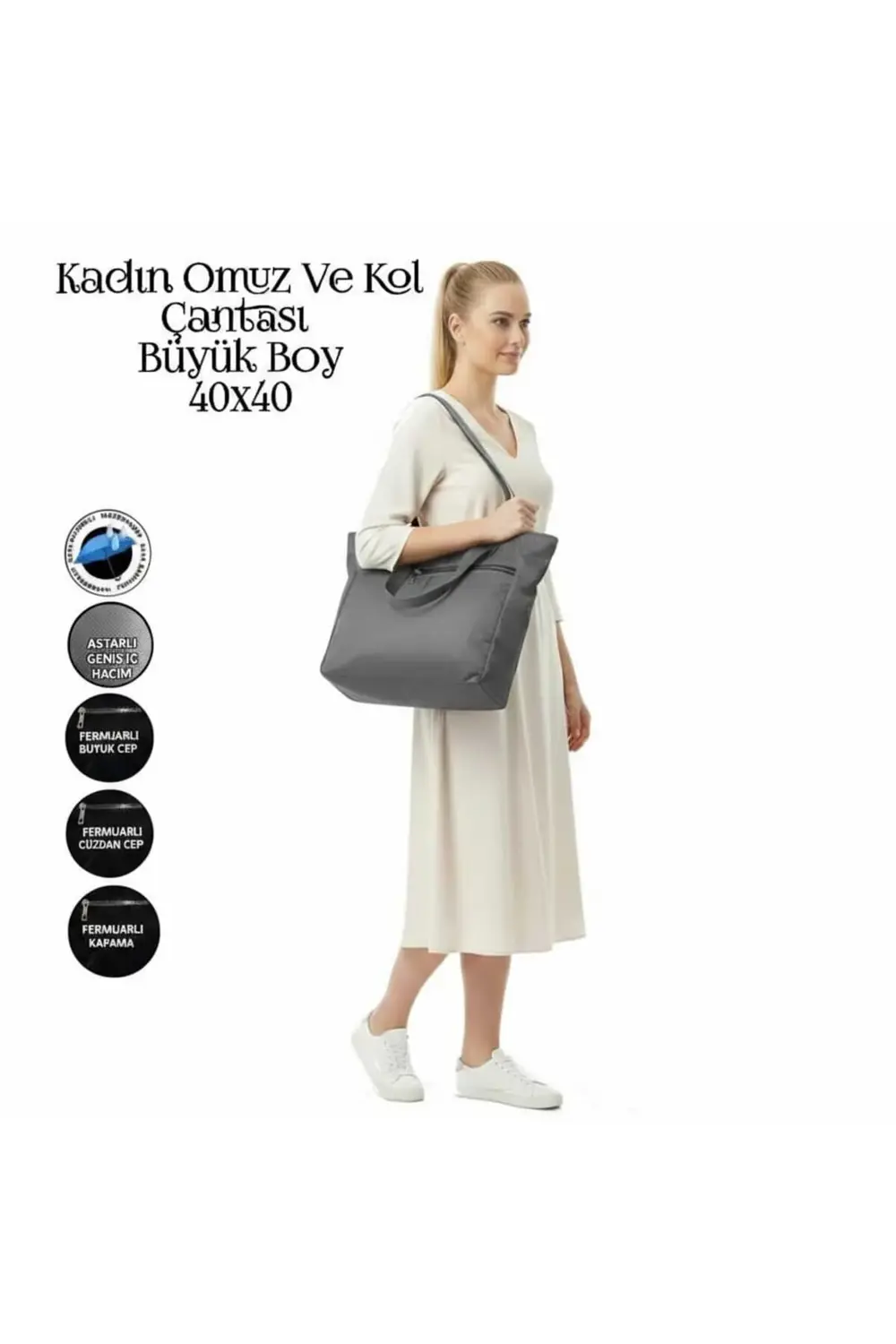 Kadın Omuz Ve Kol Çantası Astarlı