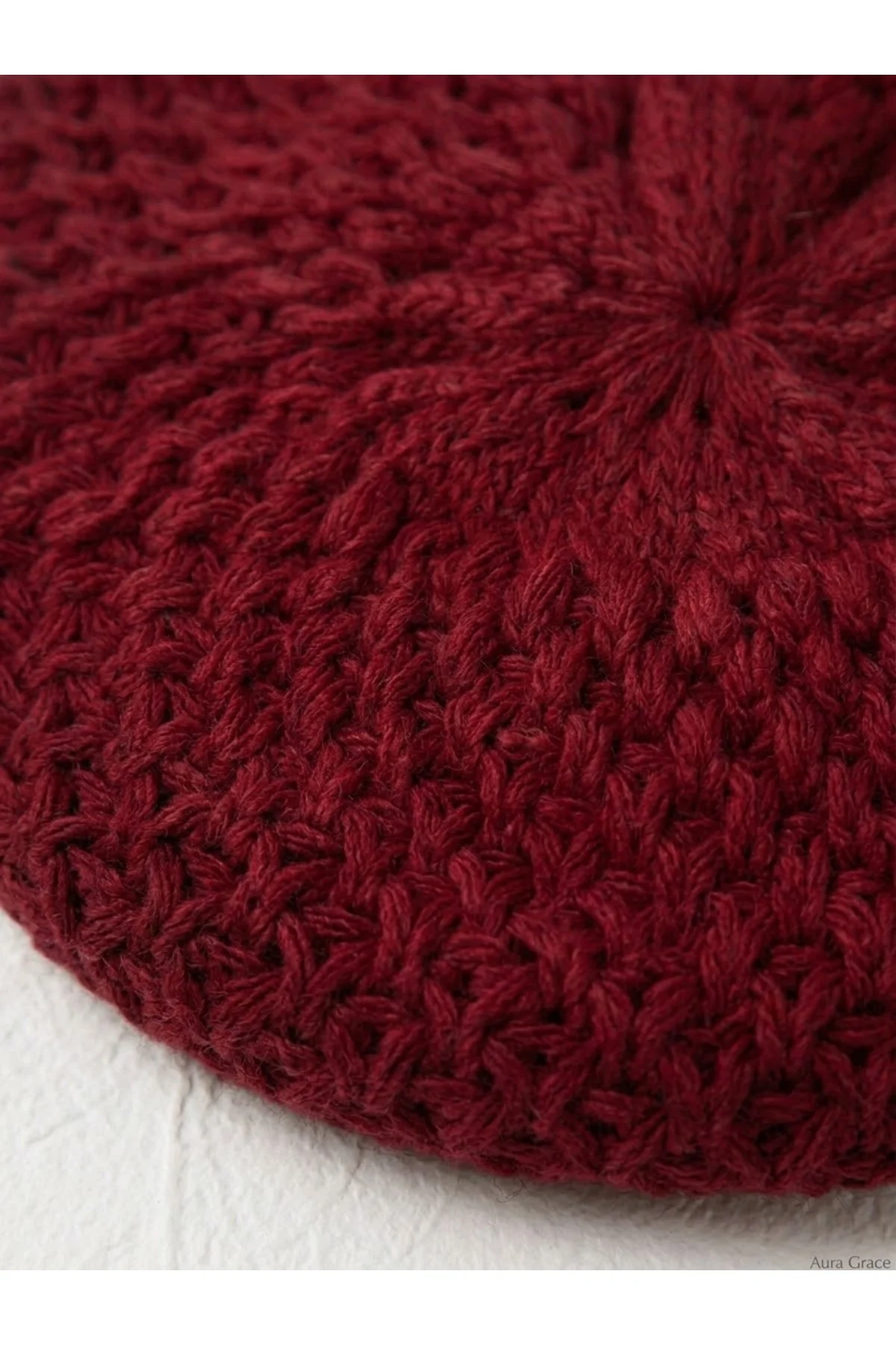 Kadın Örme Ressam Şapka Sepet Örgü Yumuşak Dokulu Fransız Beret Trend Tarz - Görsel 5