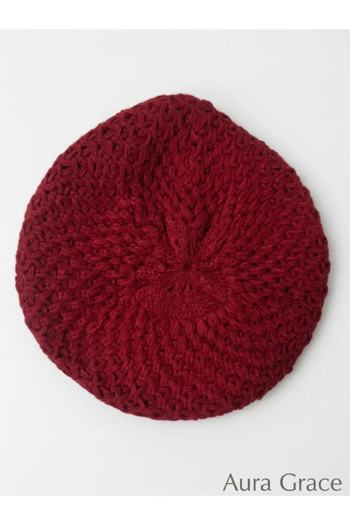Kadın Örme Ressam Şapka Sepet Örgü Yumuşak Dokulu Fransız Beret Trend Tarz - Görsel 3