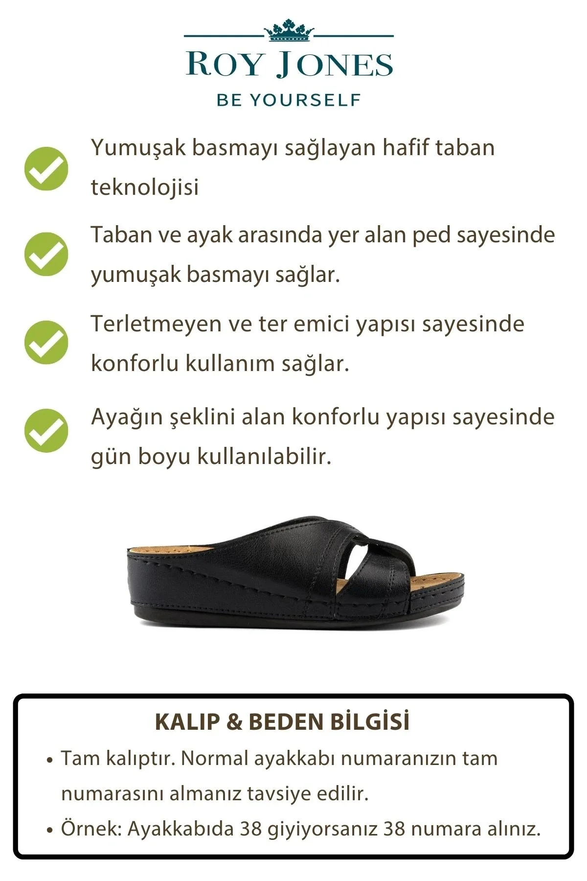 Kadın Ortopedik Konfor Modeli Günlük Rahat Kısa Topuklu Anatomik 