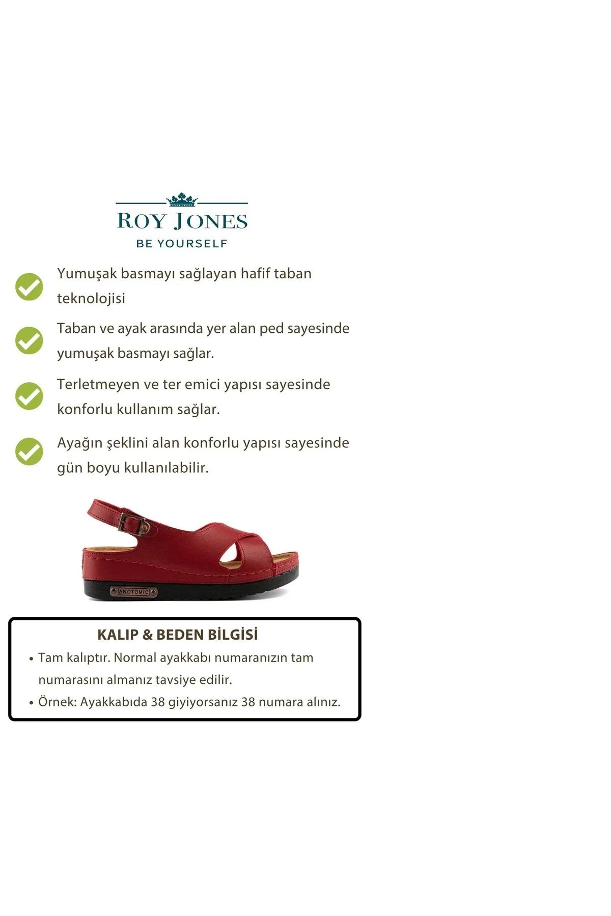 Kadın Ortopedik Şık Konfor Modeli Anatomik Rahat Taban Kısa Topuk