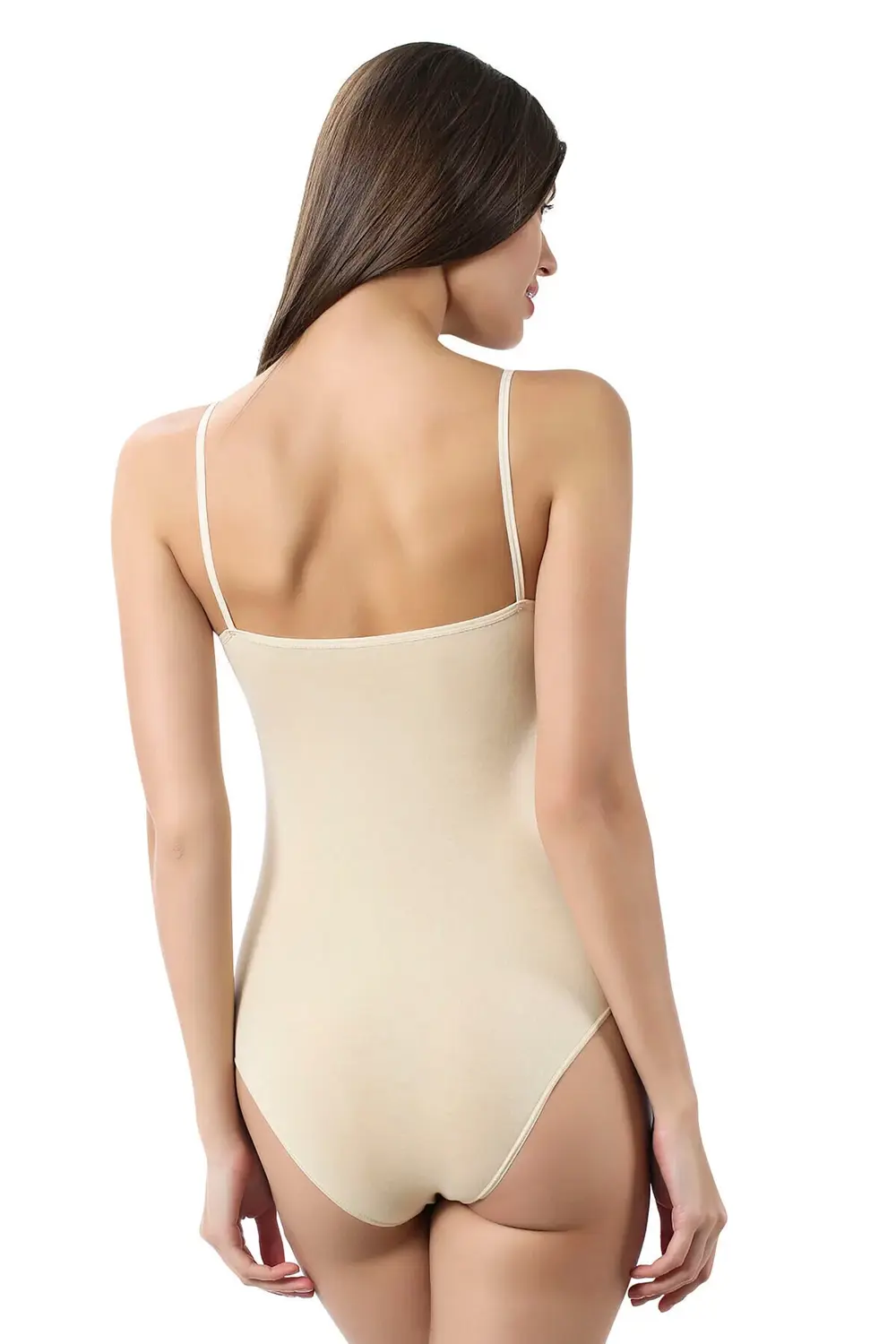 Kadın Pamuklu İnce Askılı Çıtçıtlı Kancalı Body