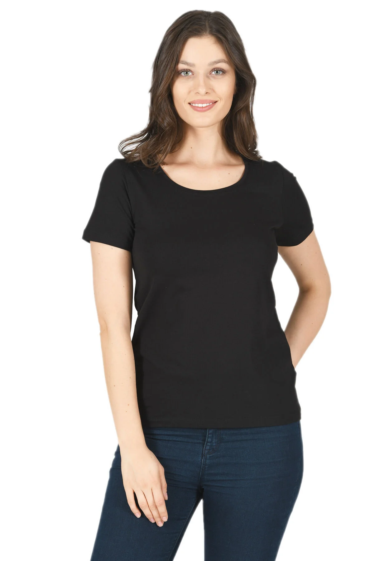 Kadın Pamuklu Kısa Kollu Bisiklet Yaka Esnek Rahat Fanila T-Shirt Fiyatı, Yorumları ve Özellikleri