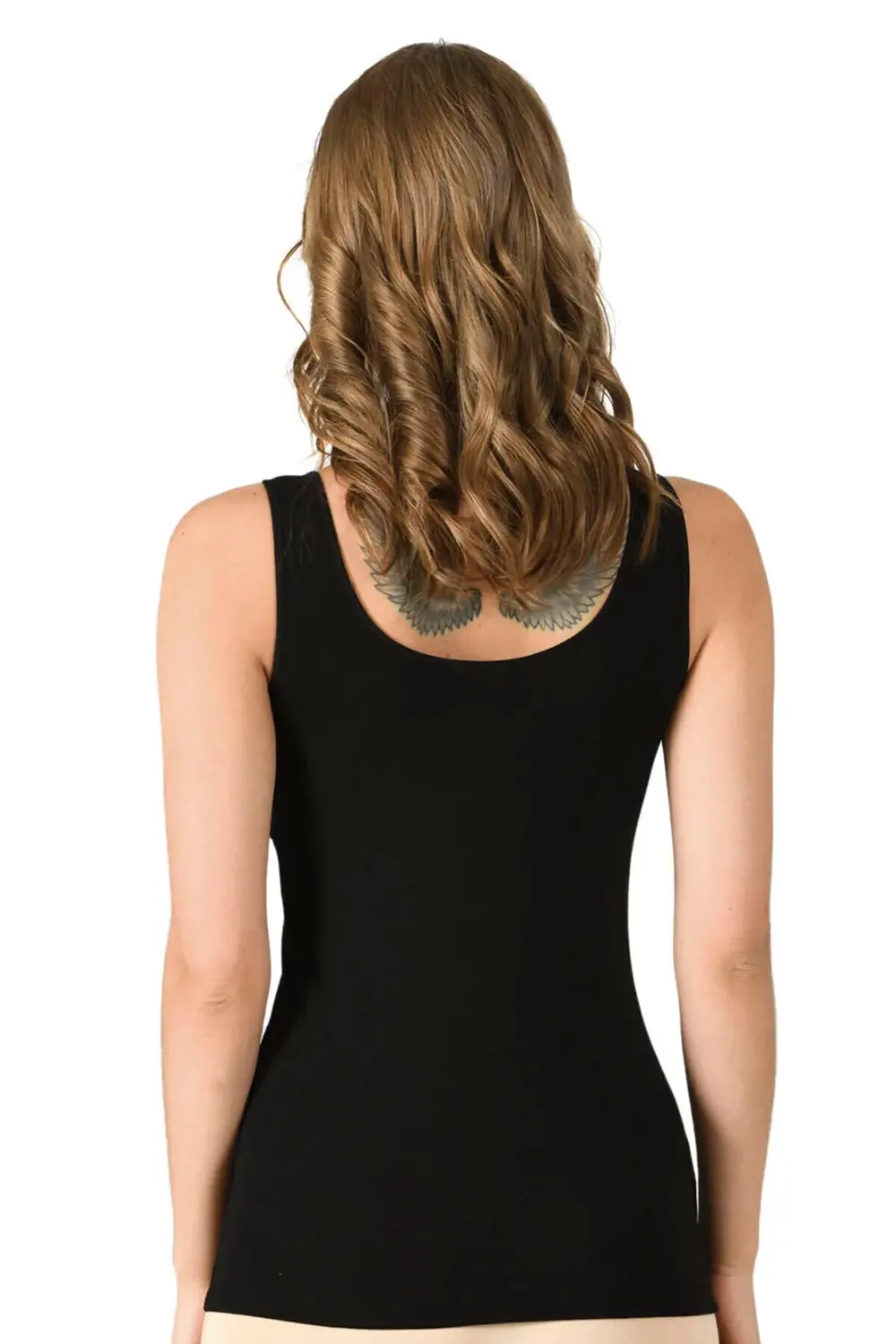 Kadın Pamuklu Likralı Dantelli Kalın Askılı Süprem Atlet