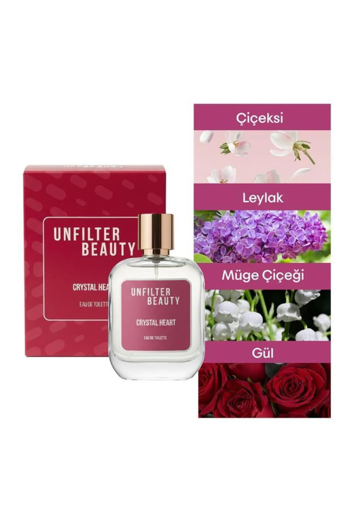 Kadın Parfüm EDT Crystal Heart 50 ml Kadın Parfüm EDT Crystal Heart 50 ml
