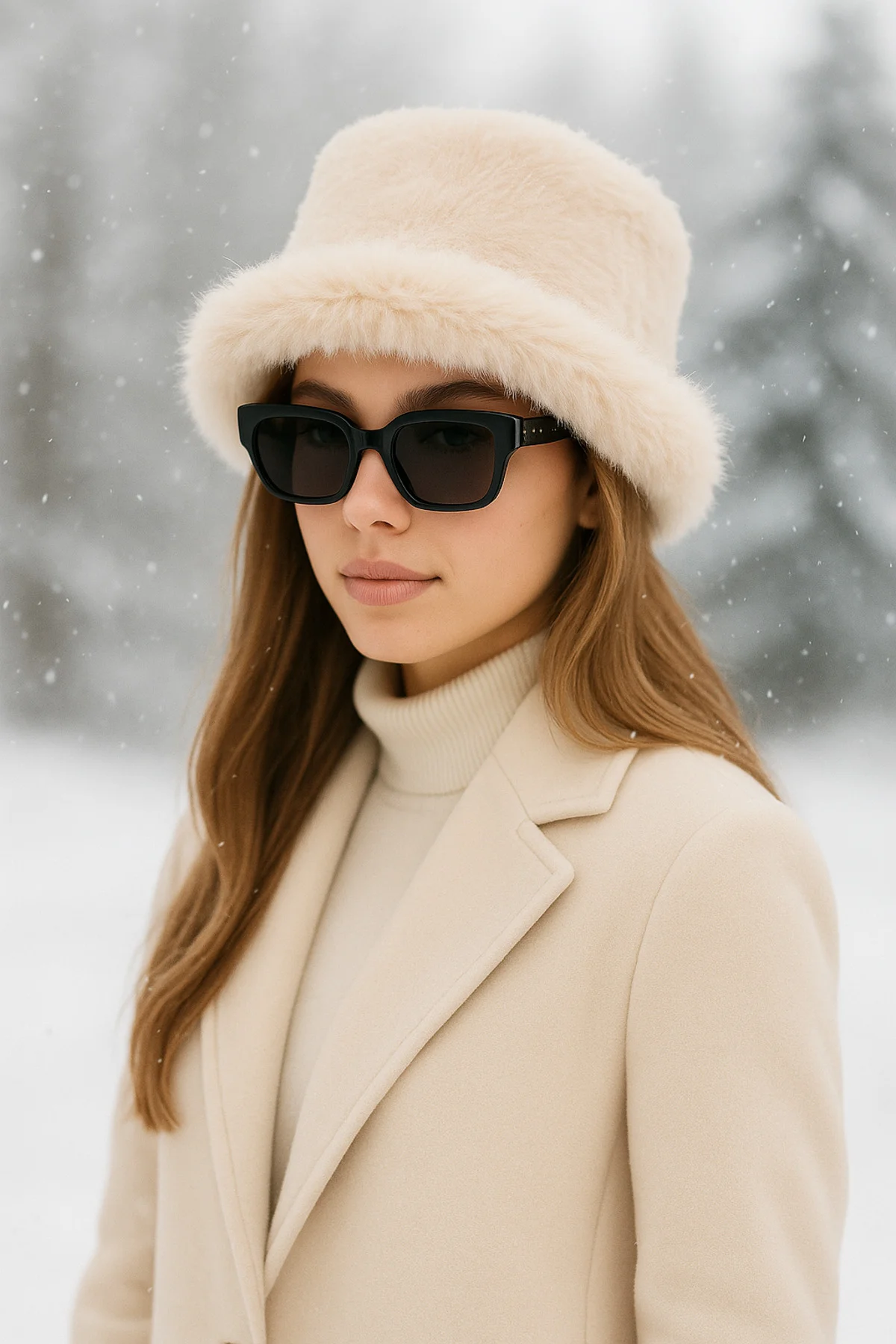Kadın Peluş Şapka Modern ve Şık Kışlık Model Premium Kadın Peluş Kalpak Şehir Modasına Uyumlu Auralı Kadın Peluş Şapka Modern ve Şık Kışlık Model Premium Kadın Peluş Kalpak Şehir Modasına Uyumlu Auralı