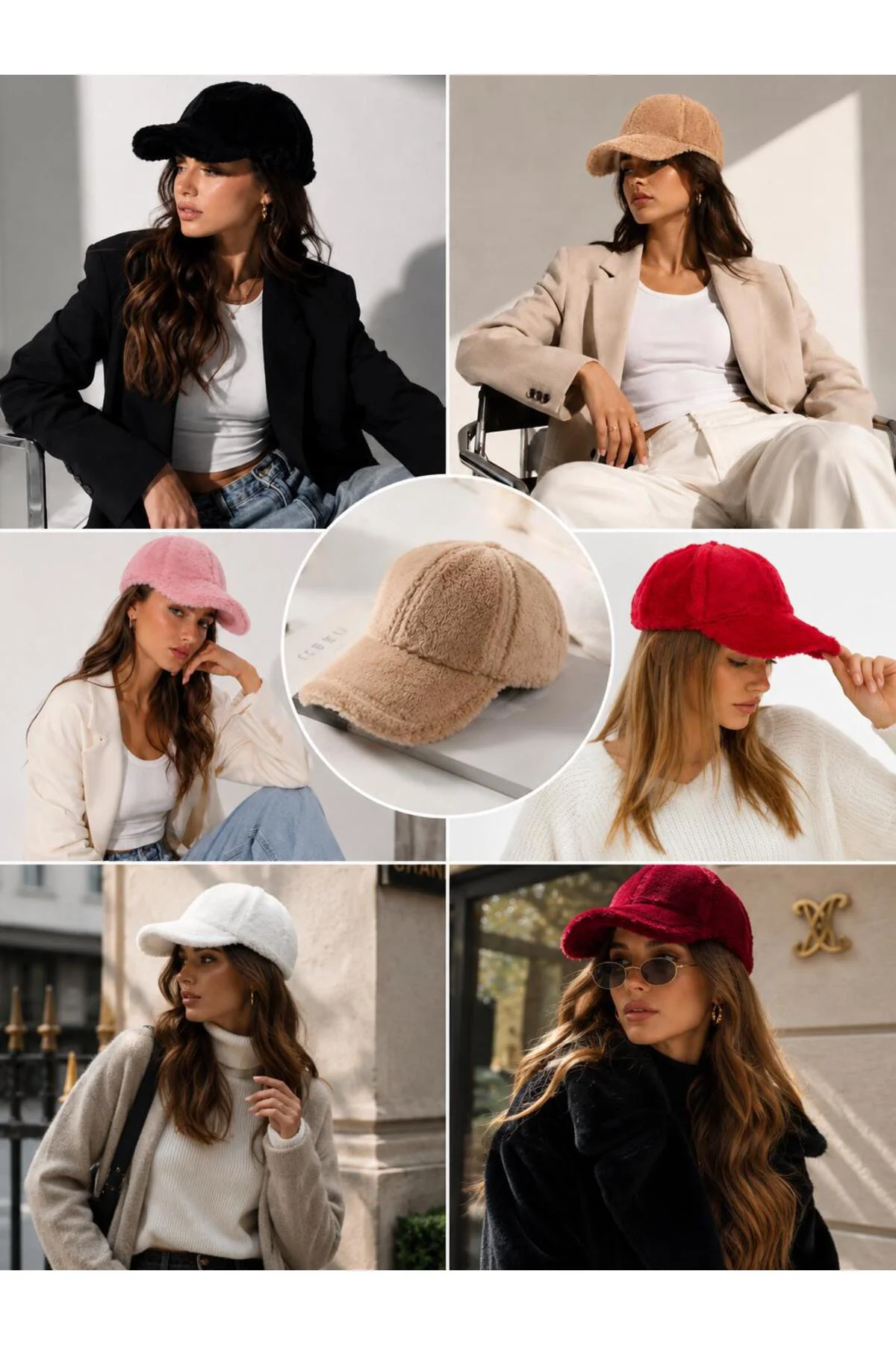 Kadın Peluş Şapka, Siperli Yumuşak Tüylü Kışlık Peluş Şapka, Trend Günlük Spor Şapka, Kışlık Hediye Kadın Peluş Şapka, Siperli Yumuşak Tüylü Kışlık Peluş Şapka, Trend Günlük Spor Şapka, Kışlık Hediye