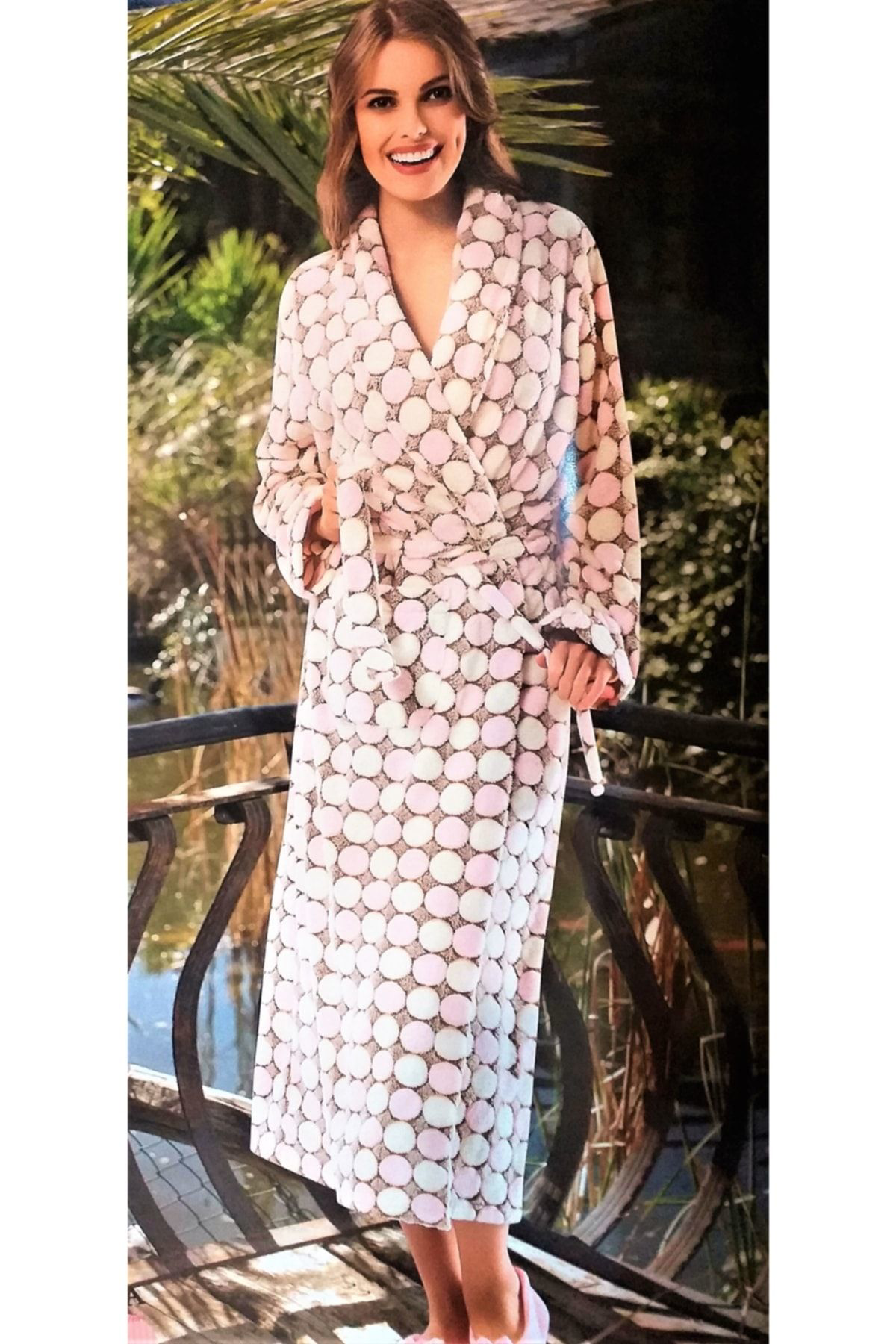 Kadın Pembe Sabahlık