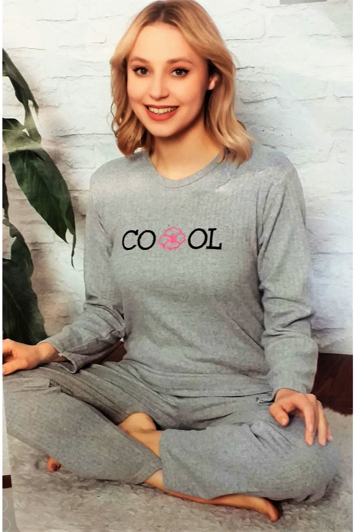 Rüyam Kadın Pijama Takımı Gri