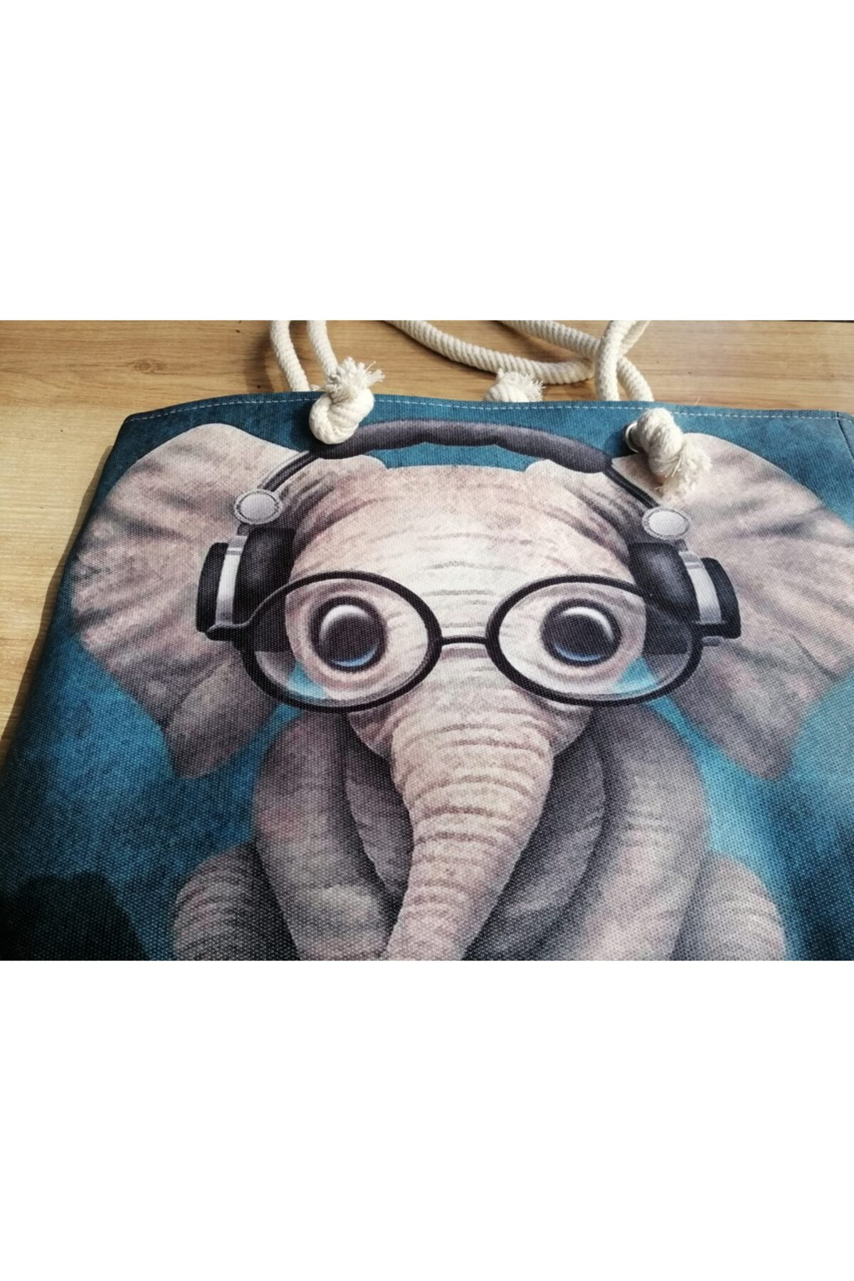 Monalisa Home Kadin Plaj Çantasi Rengarenk Desenli