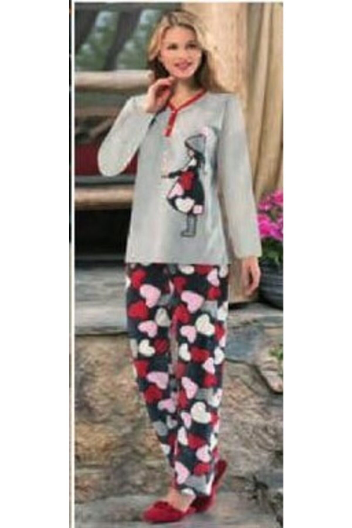 Kadın Polar Welsoft Pijama Takımı