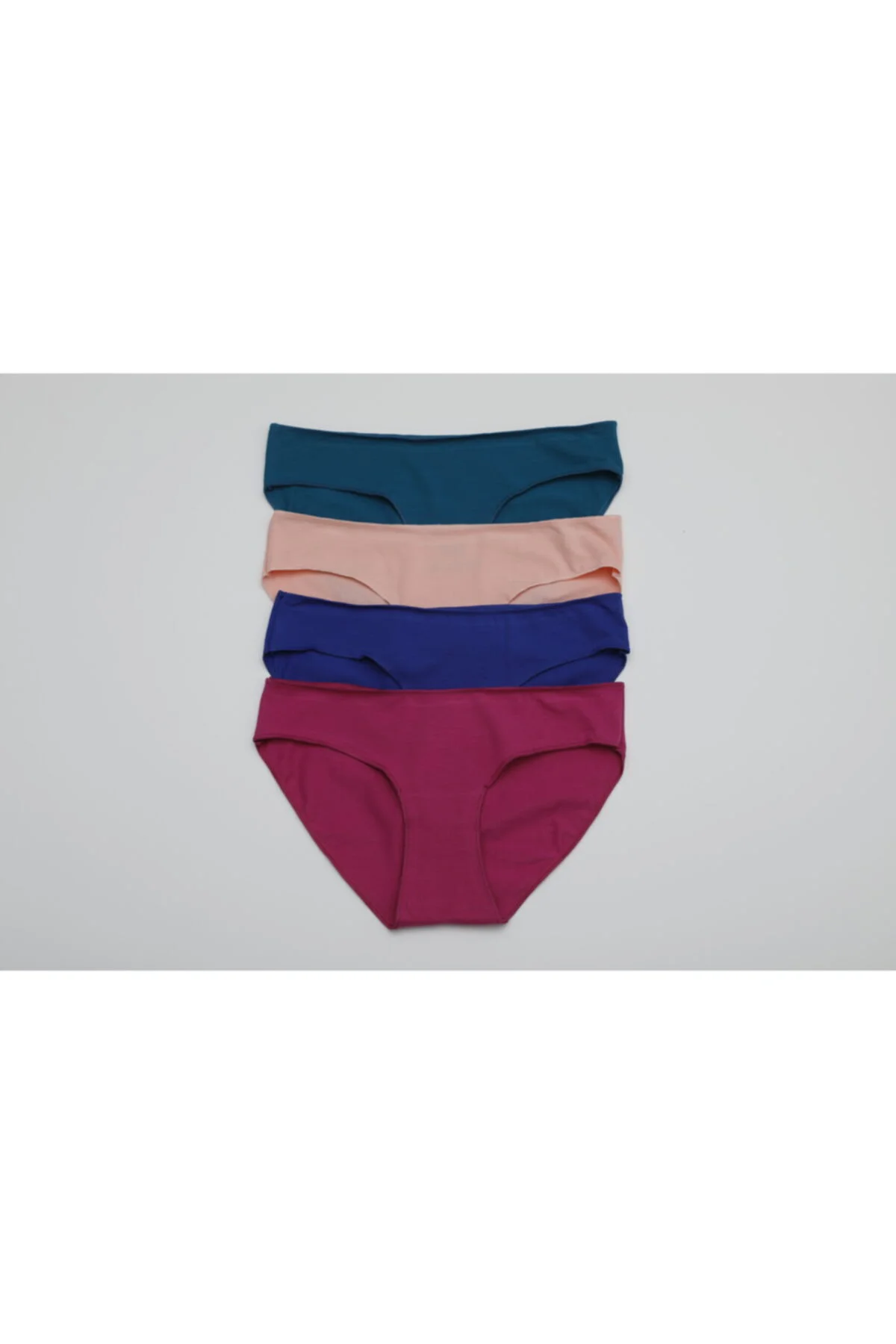 Kadın Renkli İz Yapmaz Külot 4'Lü Paket 2734-h
